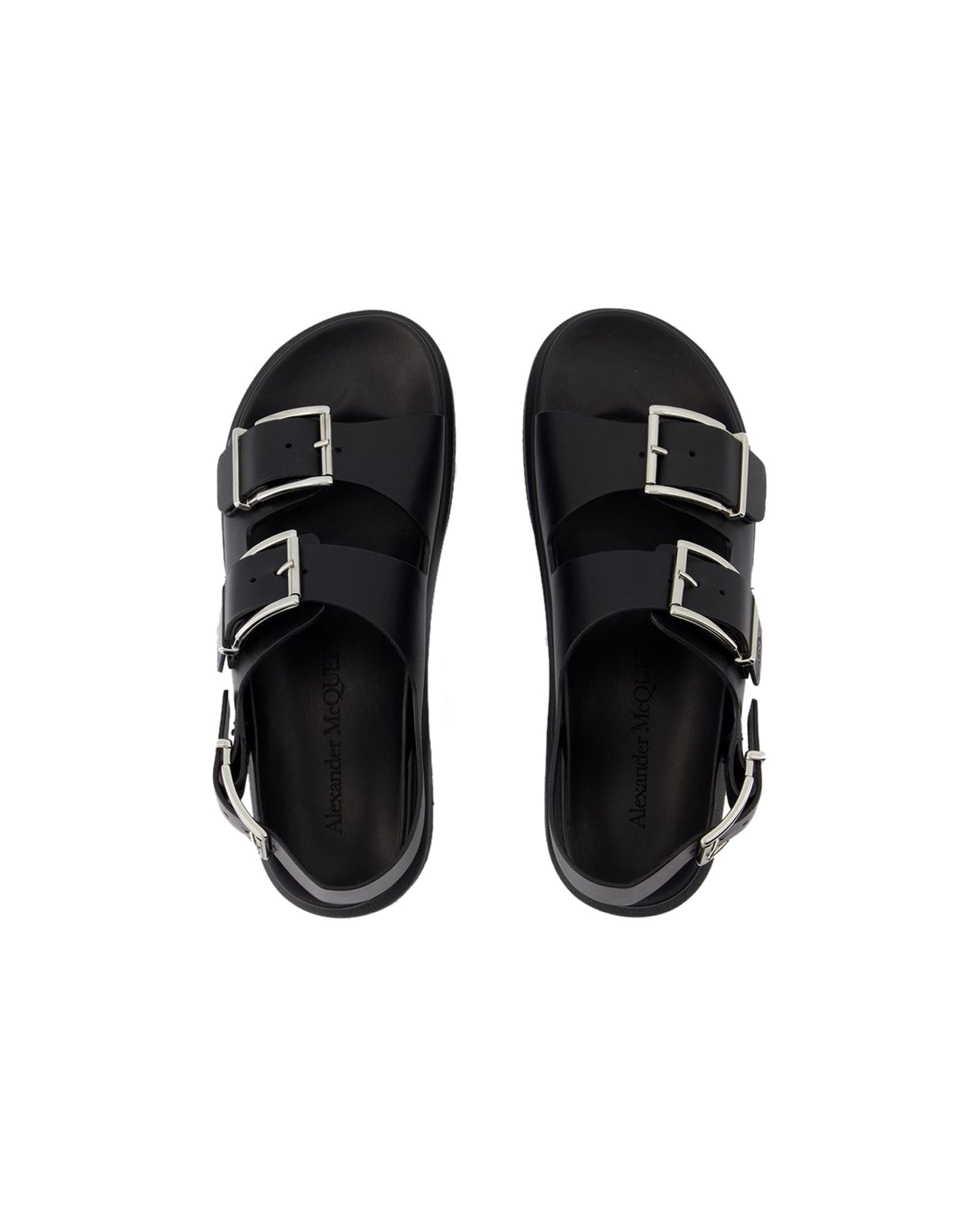Seal Sandals - Alexander McQueen - Calfskin - Black