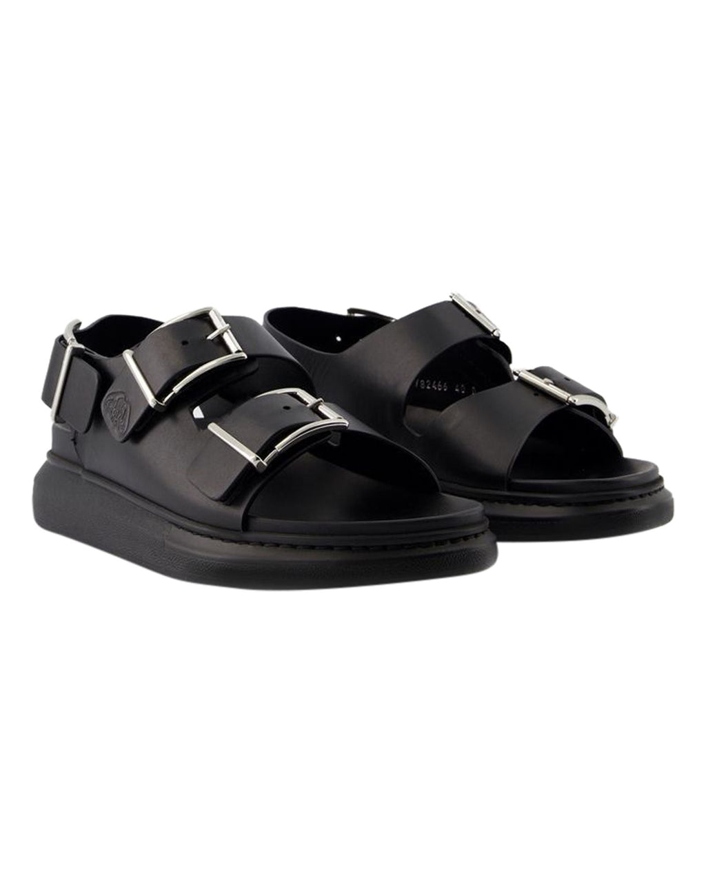 Seal Sandals - Alexander McQueen - Calfskin - Black