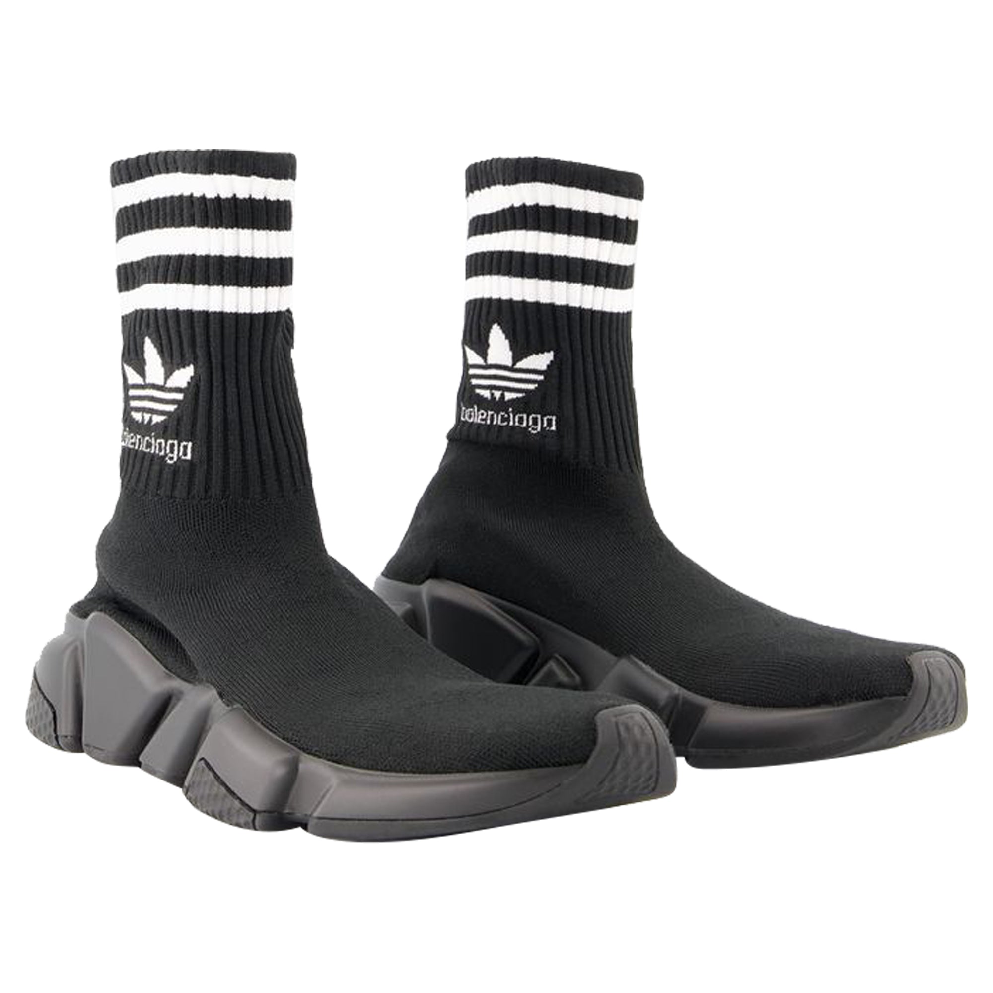 Women's Speed Lt Adidas Sneakers - Balenciaga - Black/Logo White