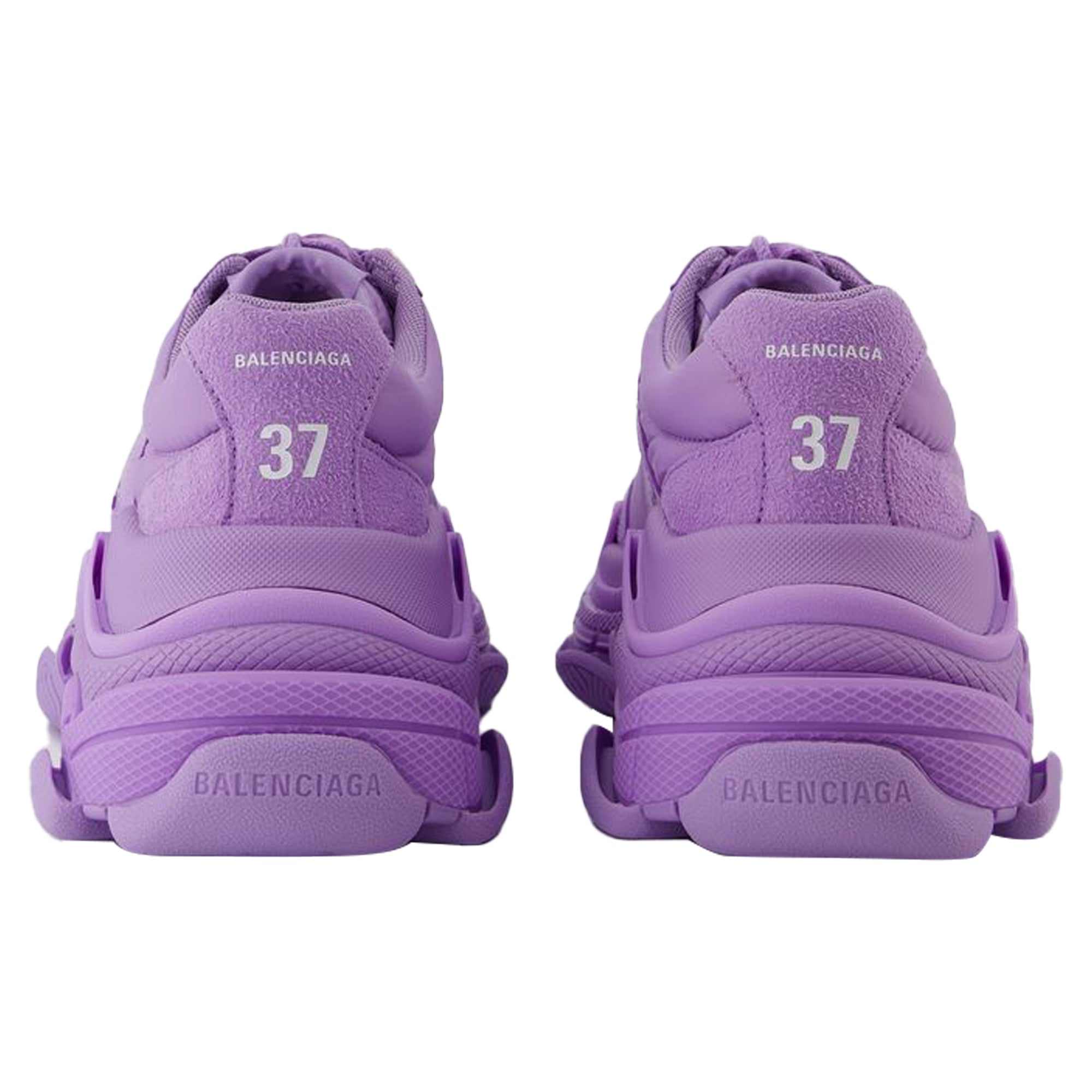 Women's Triple S Sneakers - Balenciaga - Nylon - Lilac