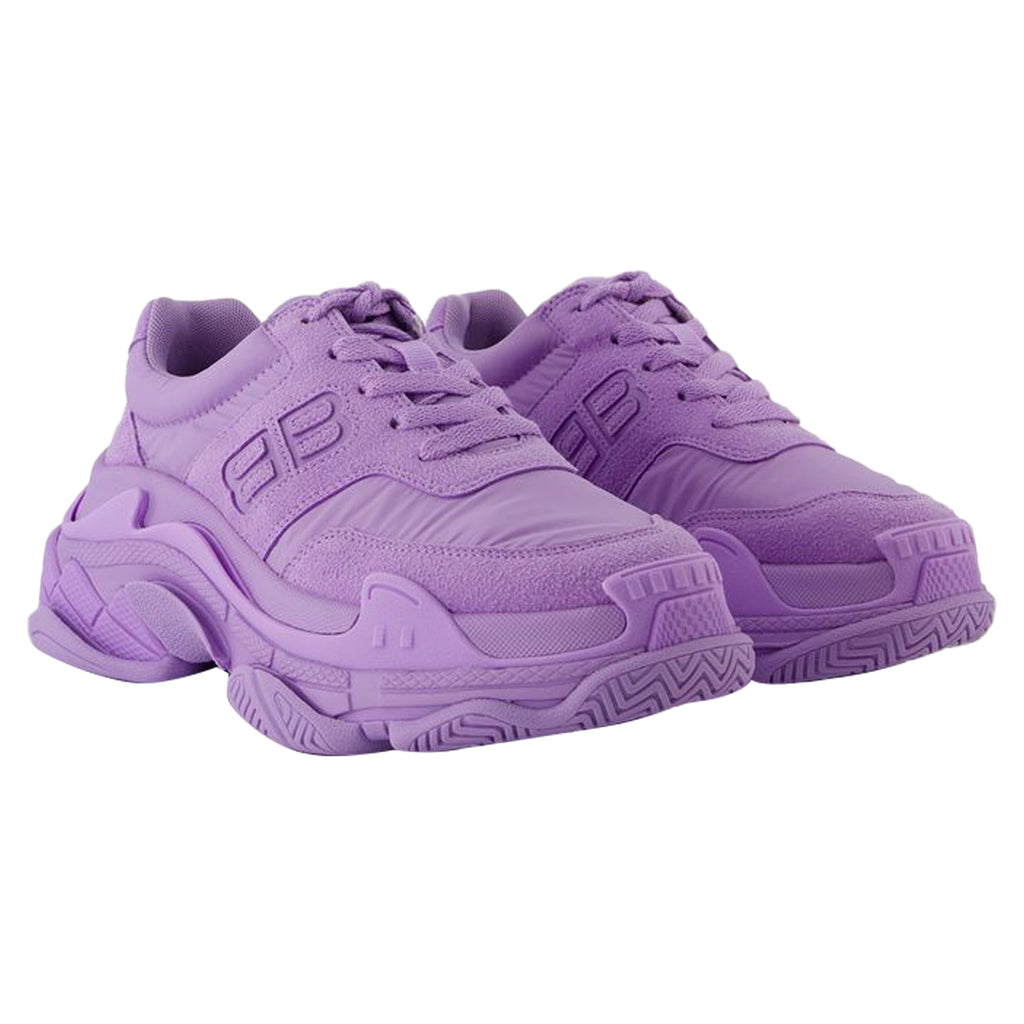 Women's Triple S Sneakers - Balenciaga - Nylon - Lilac
