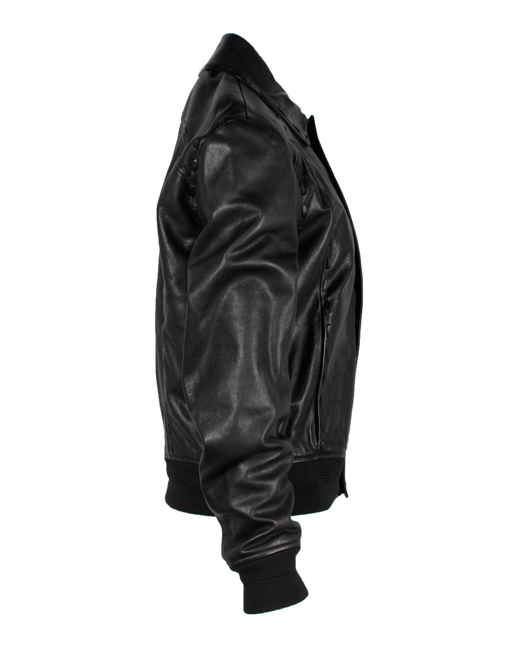 Saint Laurent Moto Jacket in Black Leather