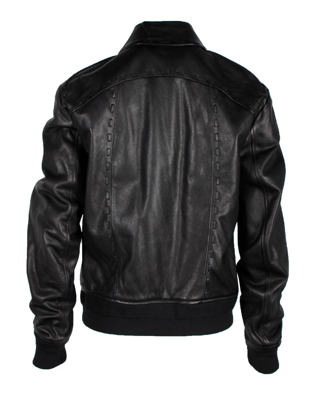 Saint Laurent Moto Jacket in Black Leather