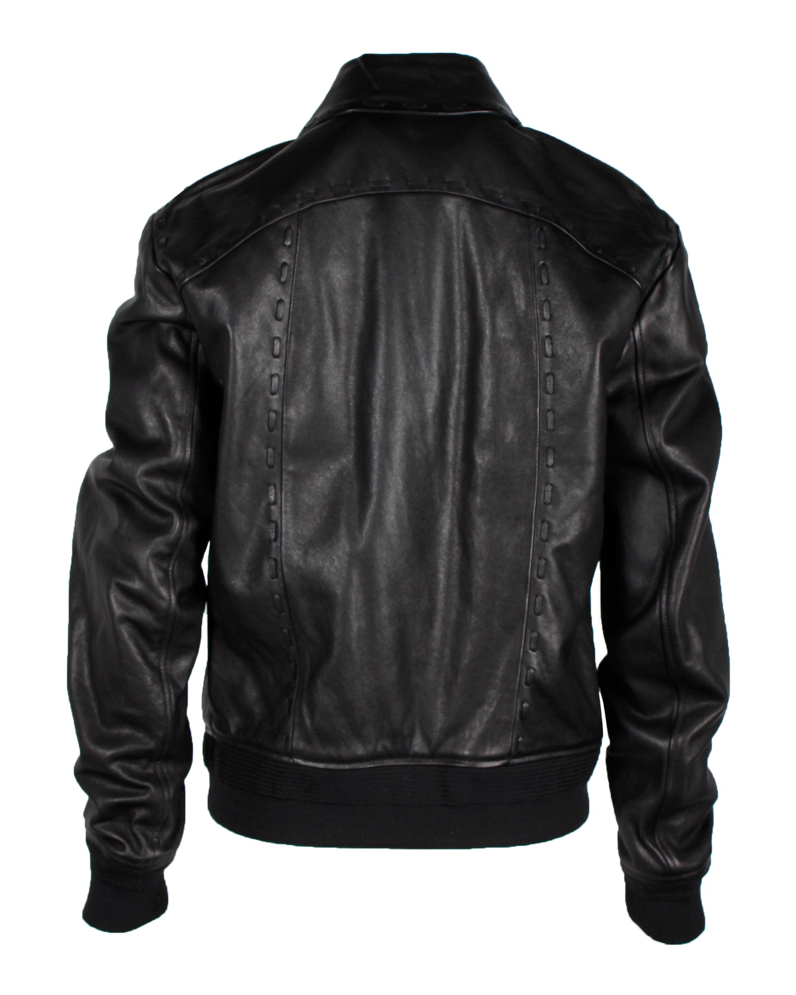 Saint Laurent Moto Jacket in Black Leather