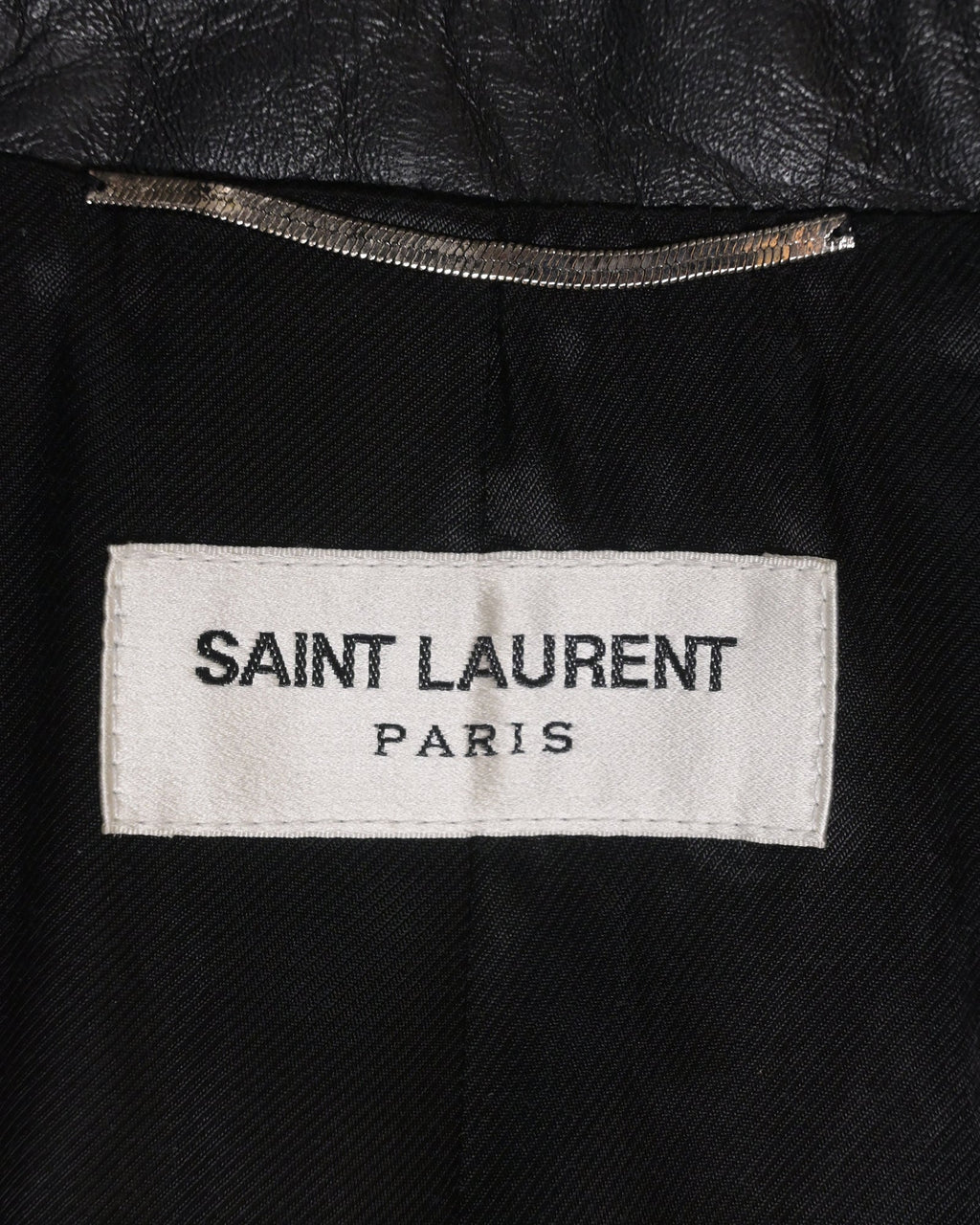 Saint Laurent Western Blazer Jacket in Black Leather