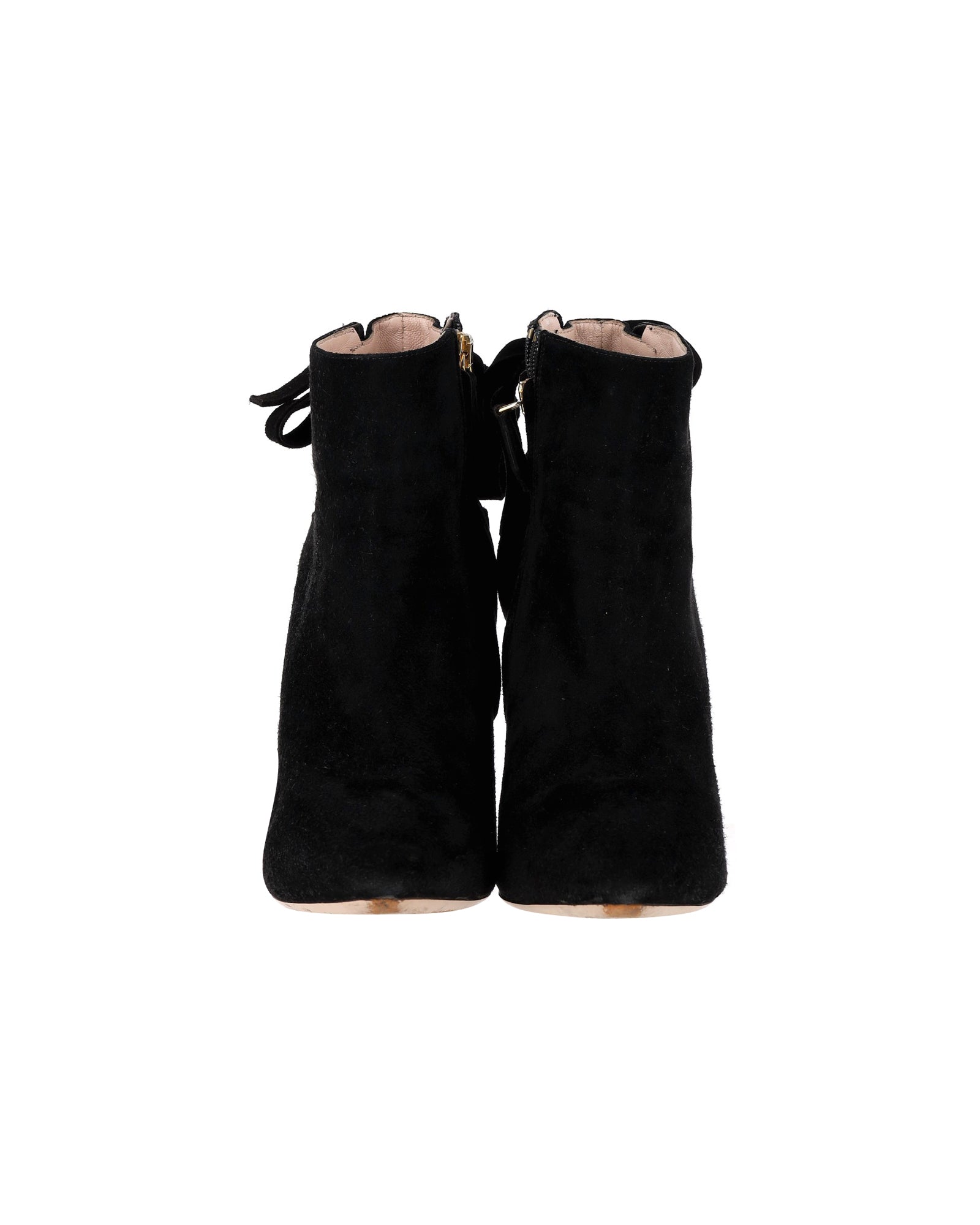 Women's Miu Miu Ankle Boots in Black Suede