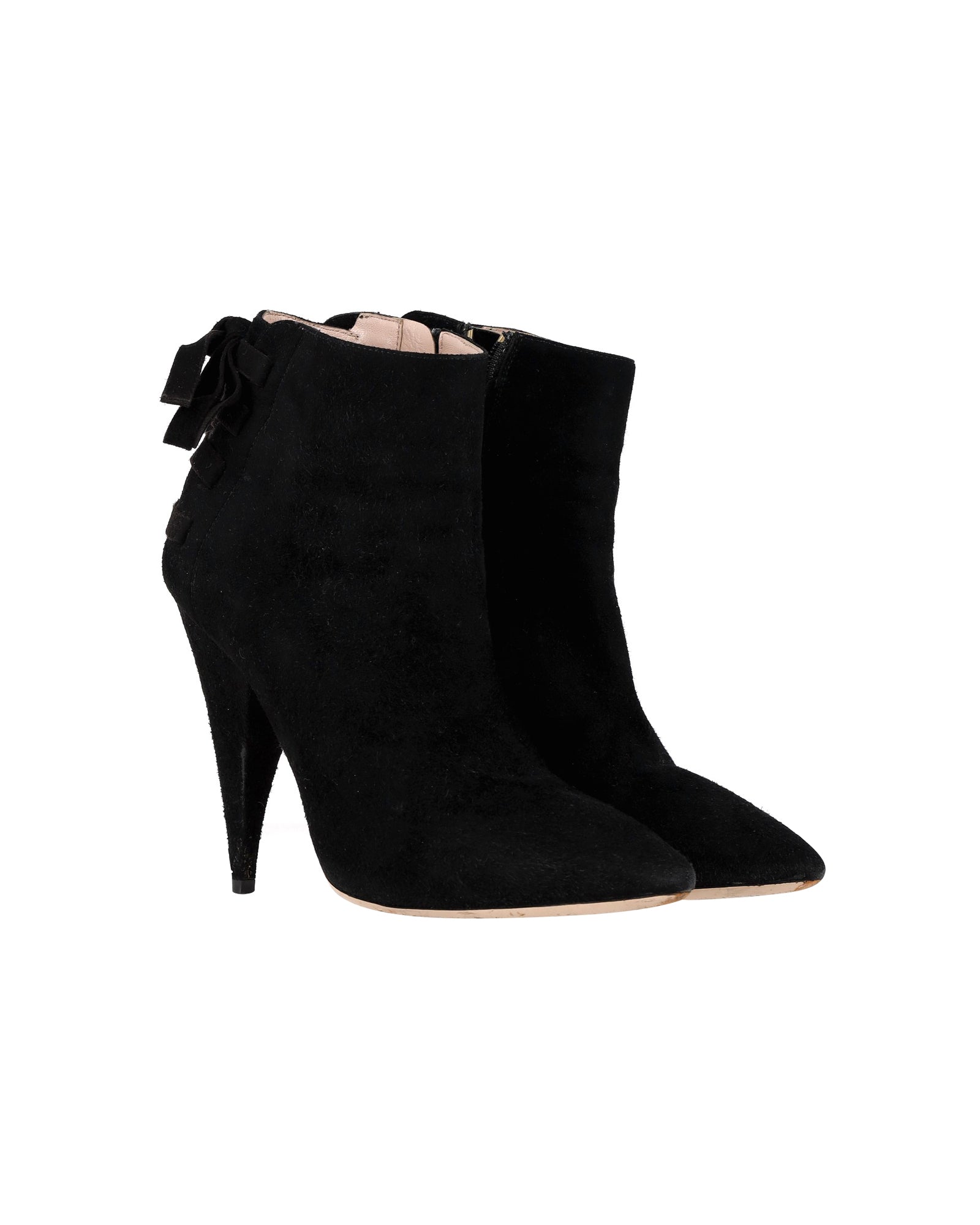 Women's Miu Miu Ankle Boots in Black Suede