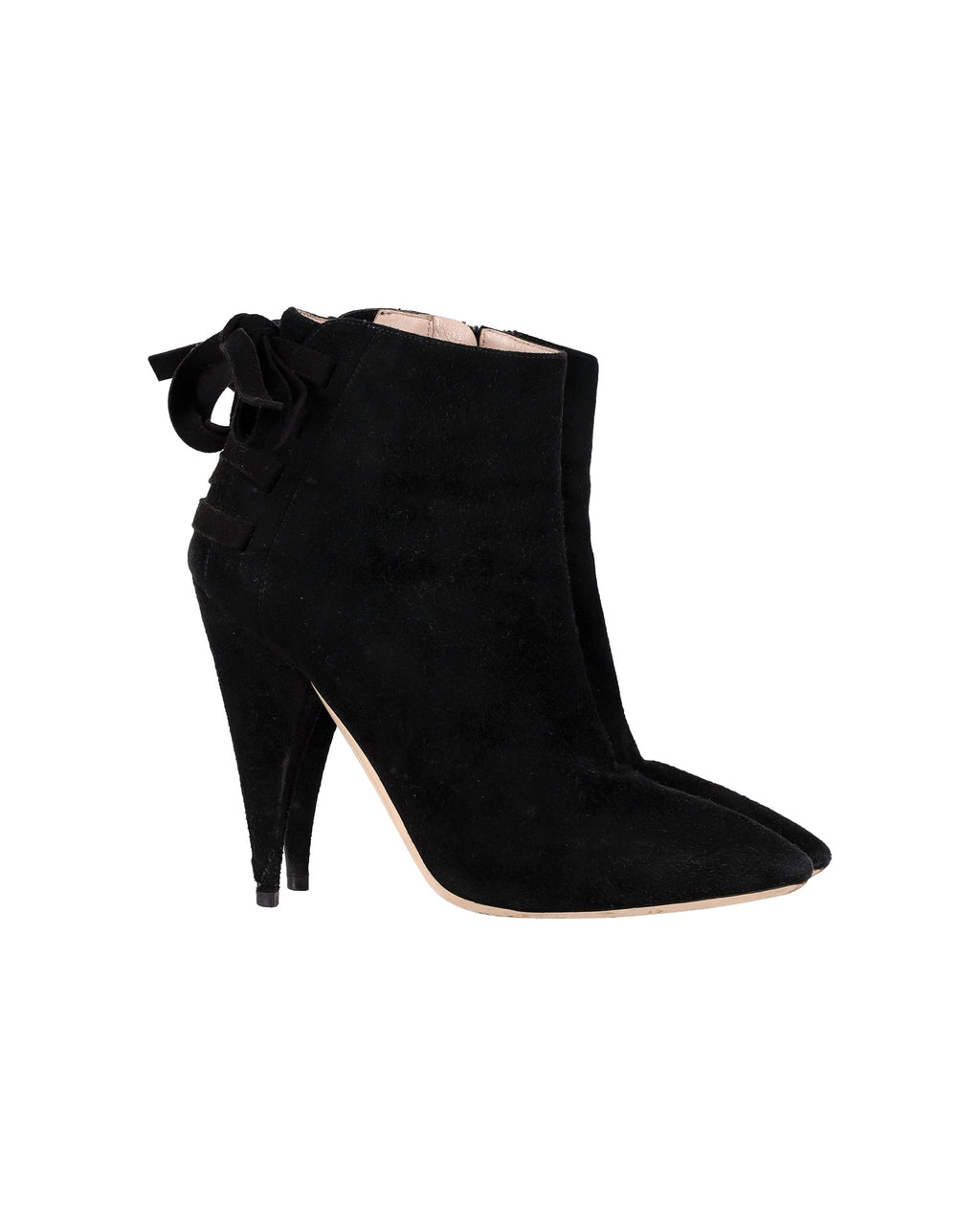 Women's Miu Miu Ankle Boots in Black Suede