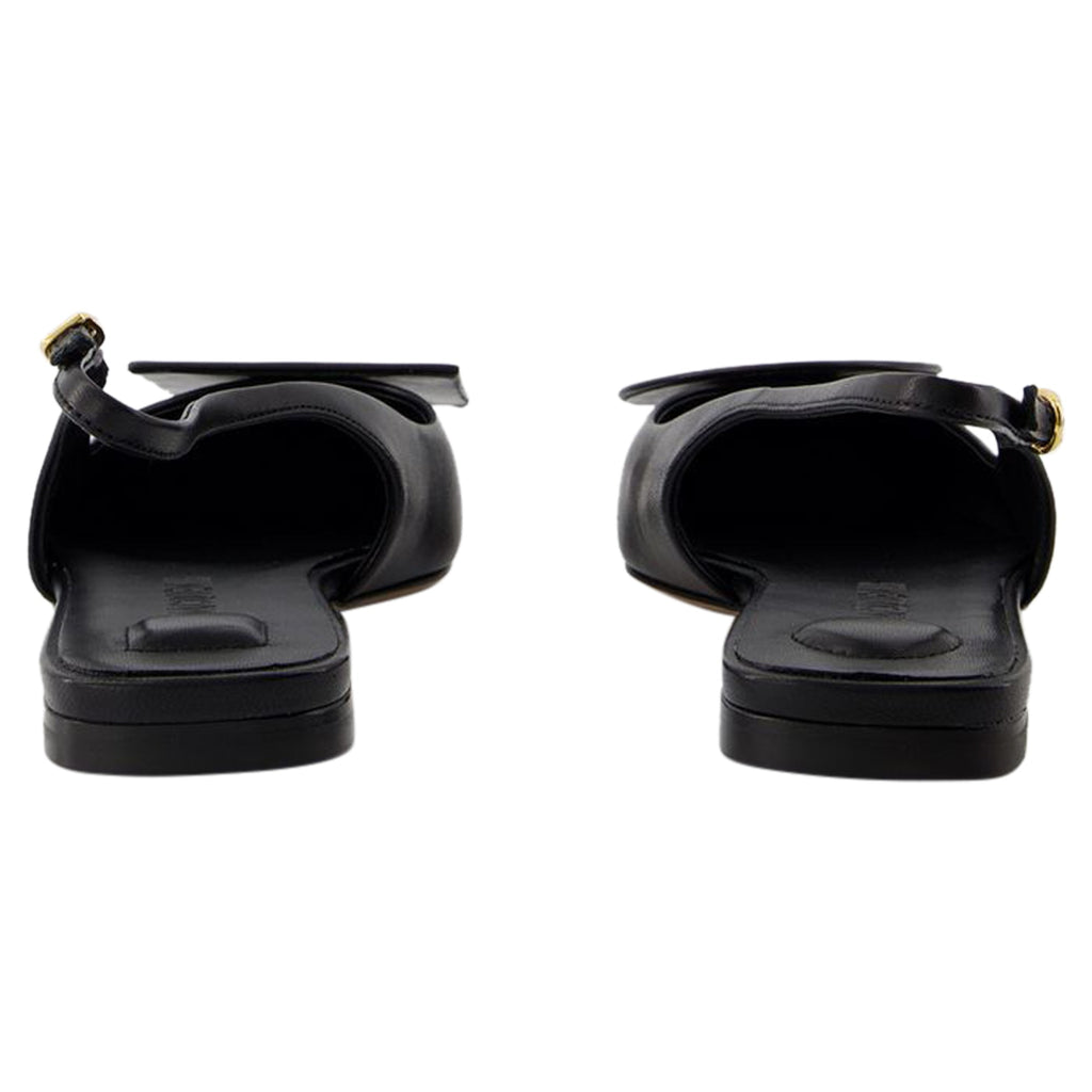 Les Slingbacks Duelo P Pumps - Jacquemus - Leather - Black