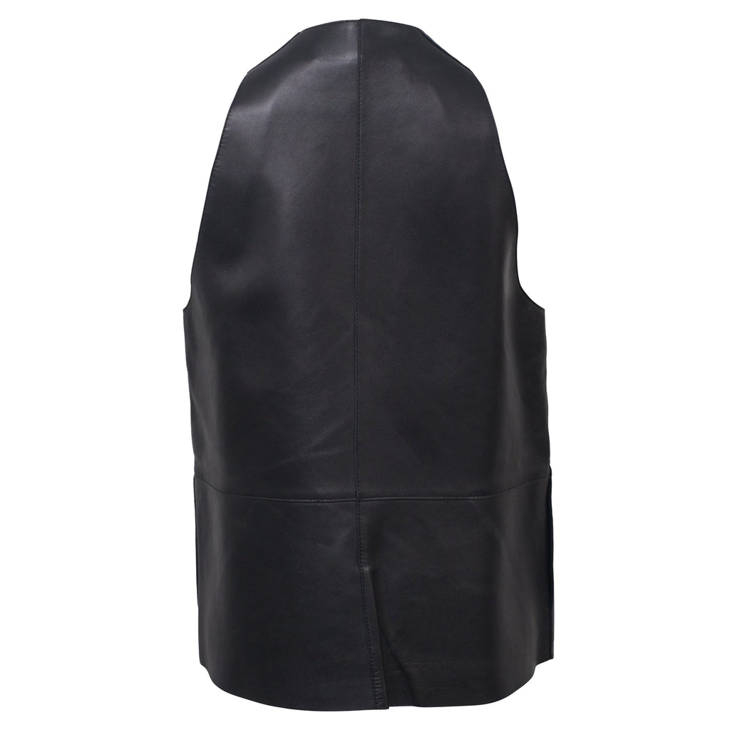 Marni Vest in Black Leather