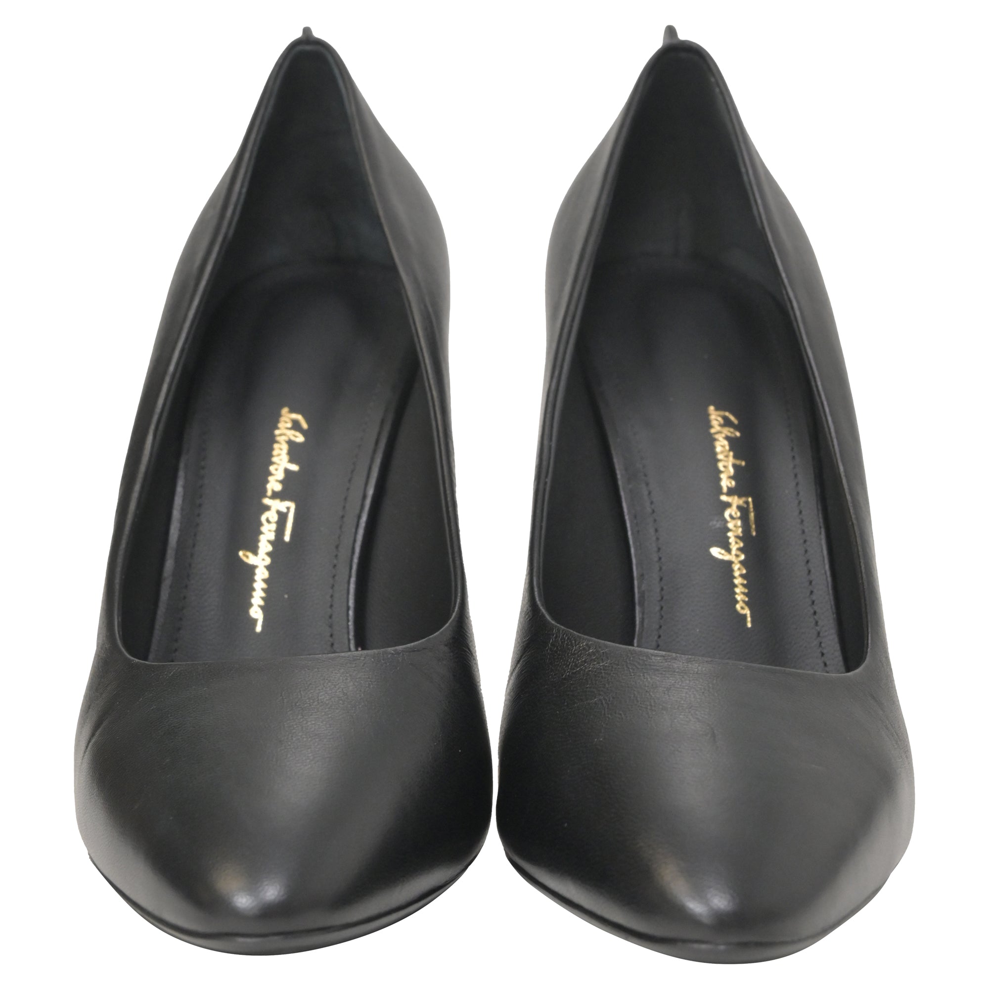 Salvatore Ferragamo Judy 87 Pumps in Black Leather
