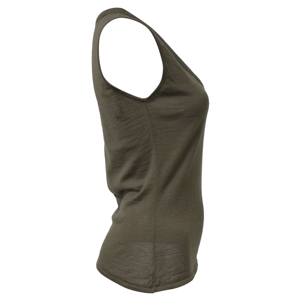 Christian Dior Vest with Sequined Details in Brown Cotton