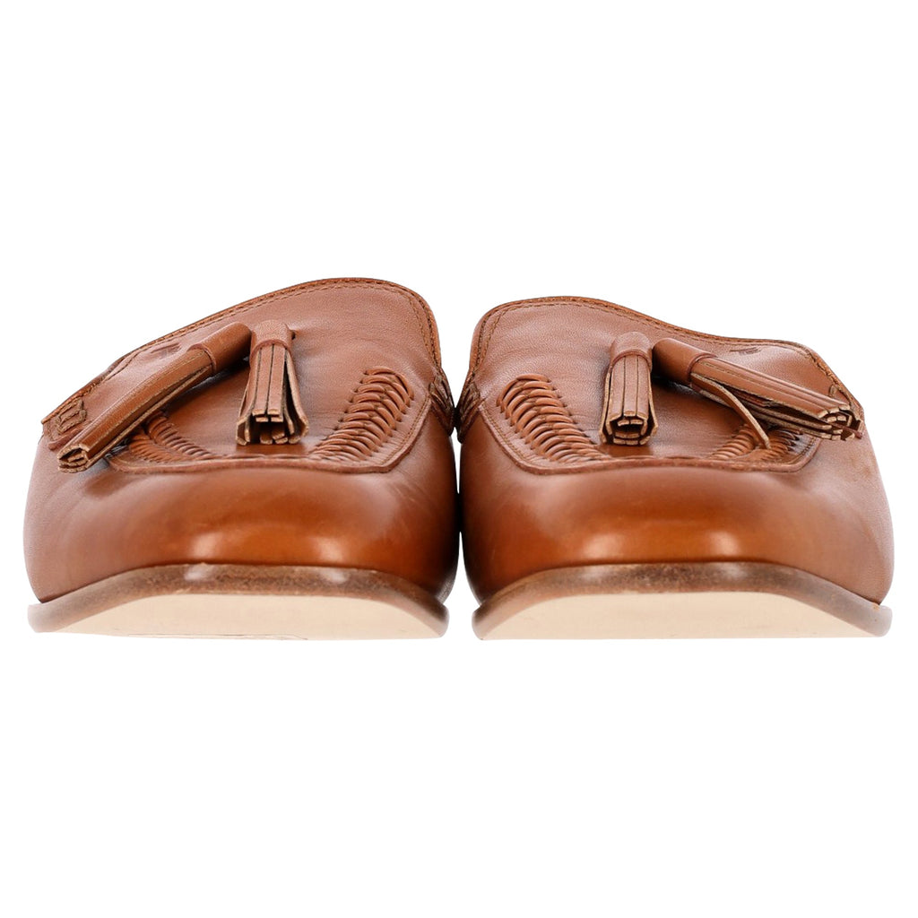 Women's Tod's Flat Mules in Brown Leather