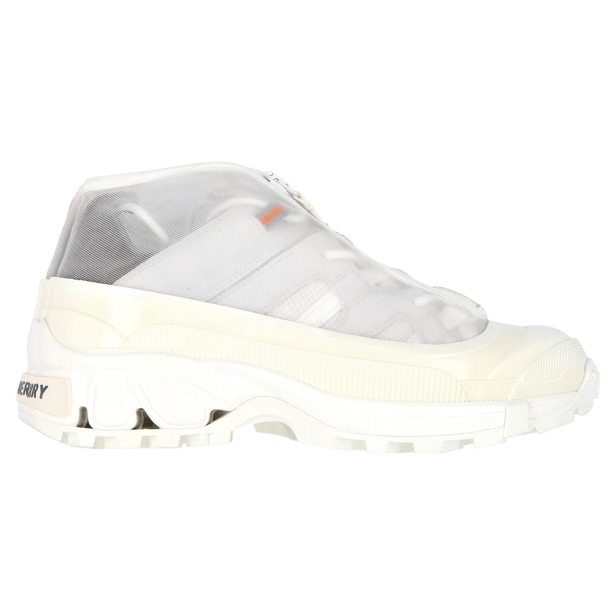 Women's Burberry Arthur Layered Sneakers In White Mesh and Rubber