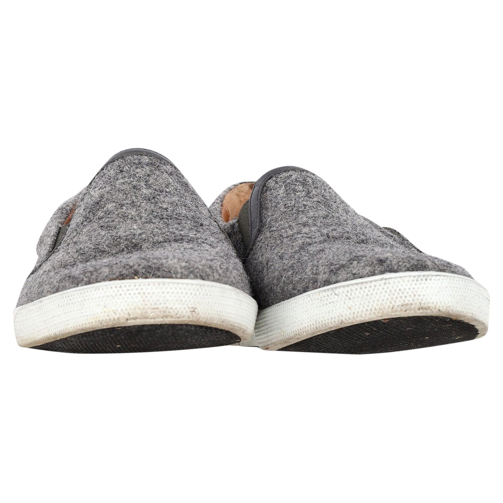 Women's Jimmy Choo Slip-On Loafers in Grey Wool