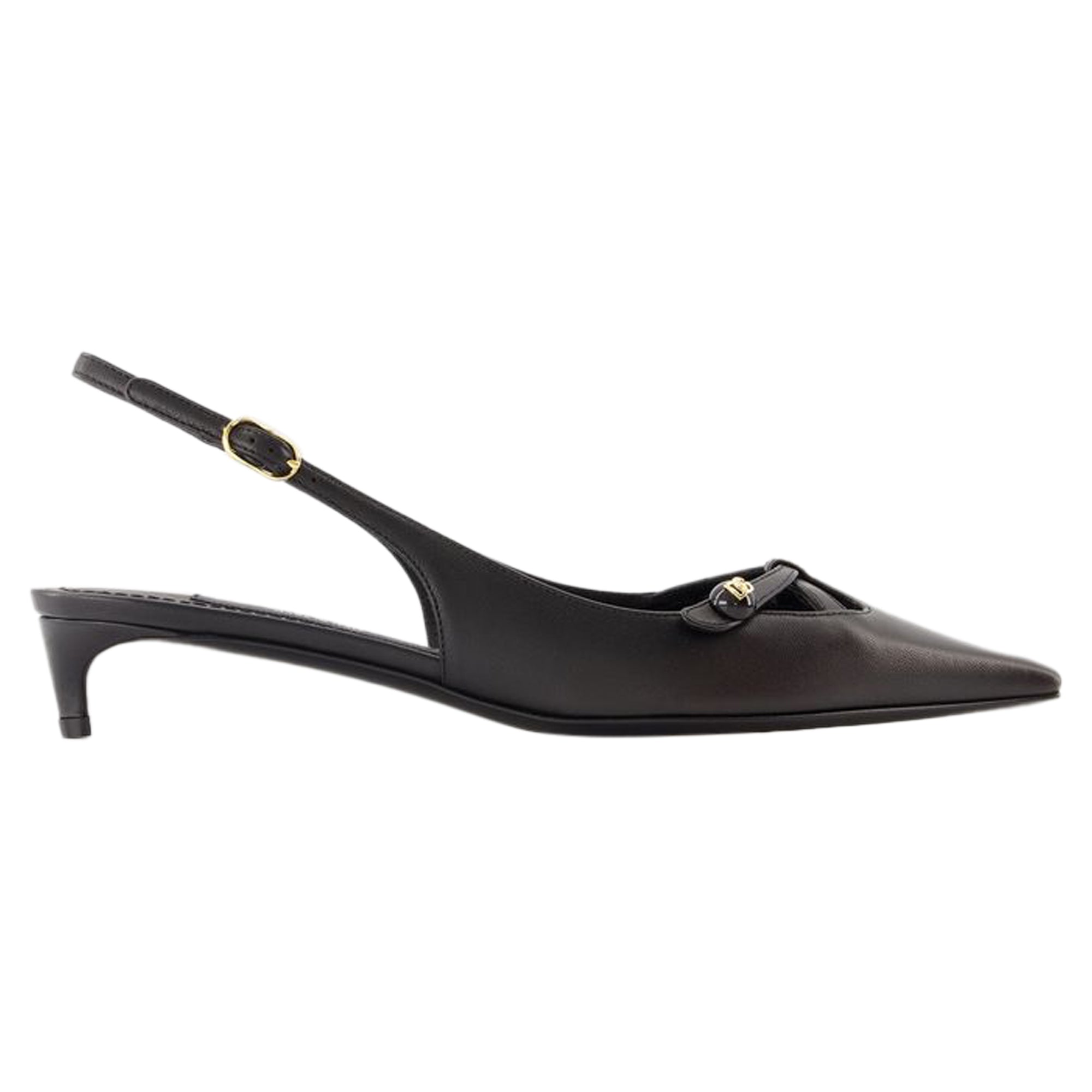 Women's Slingbacks - Dolce&Gabbana - Leather - Black