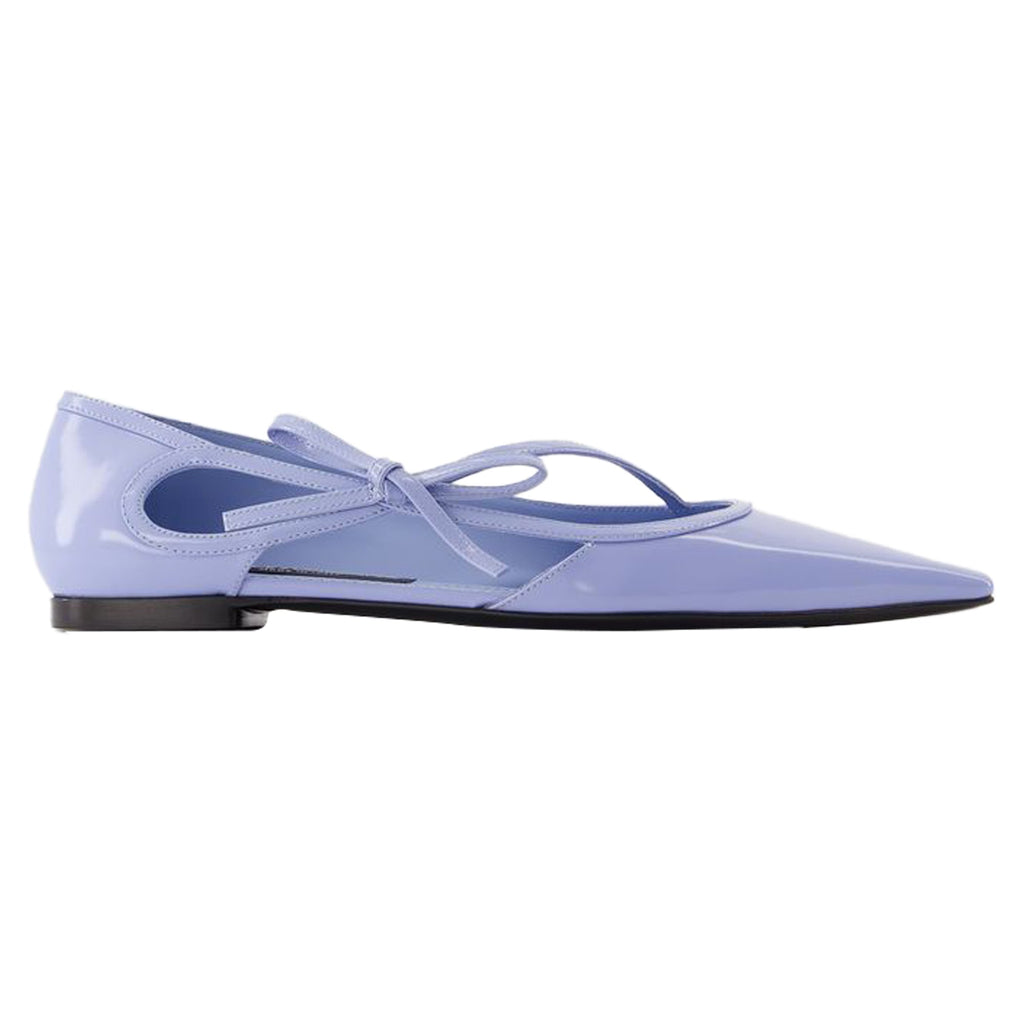 Women's Ballerinas - Dolce&Gabbana - Leather - Blue