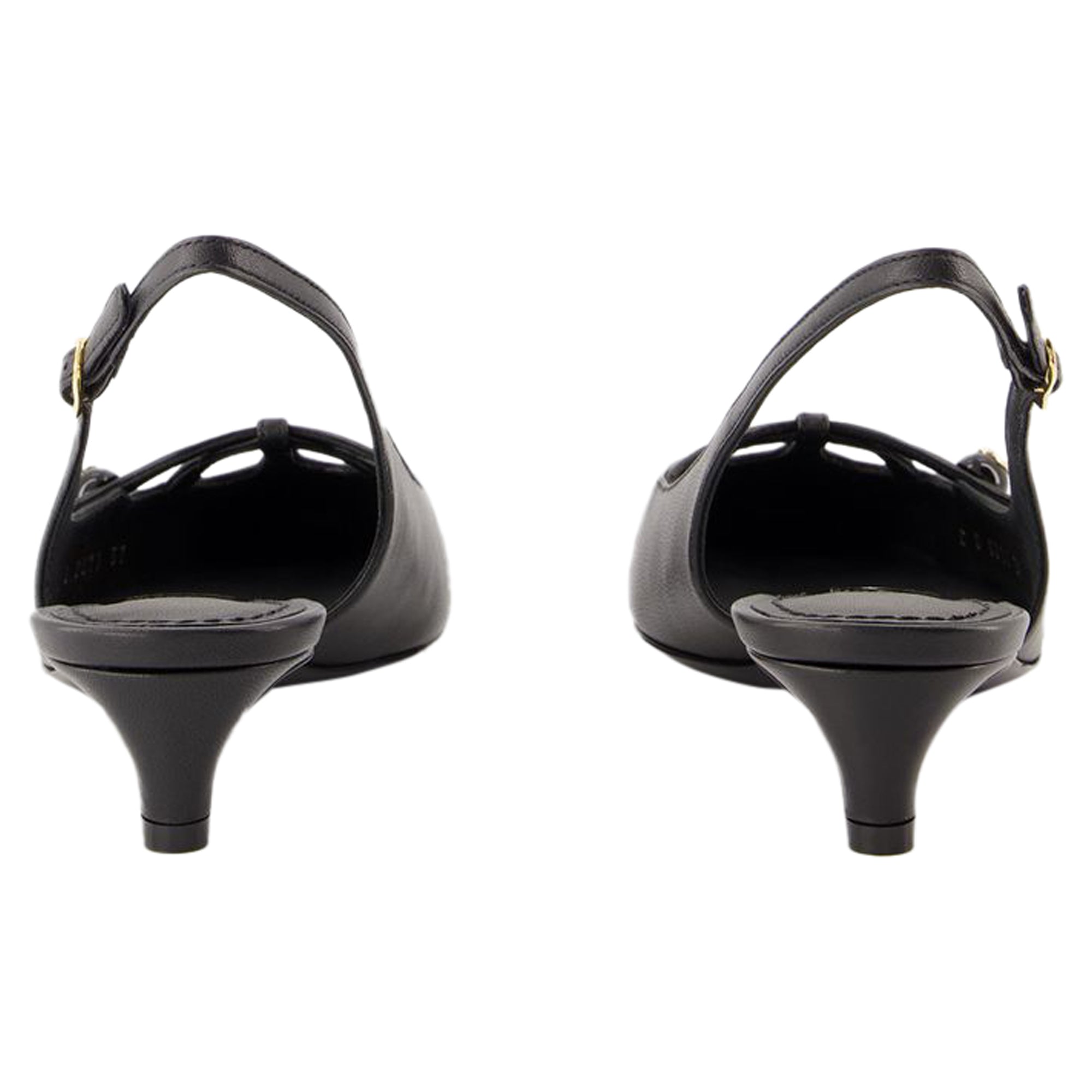 Women's Slingbacks - Dolce&Gabbana - Leather - Black