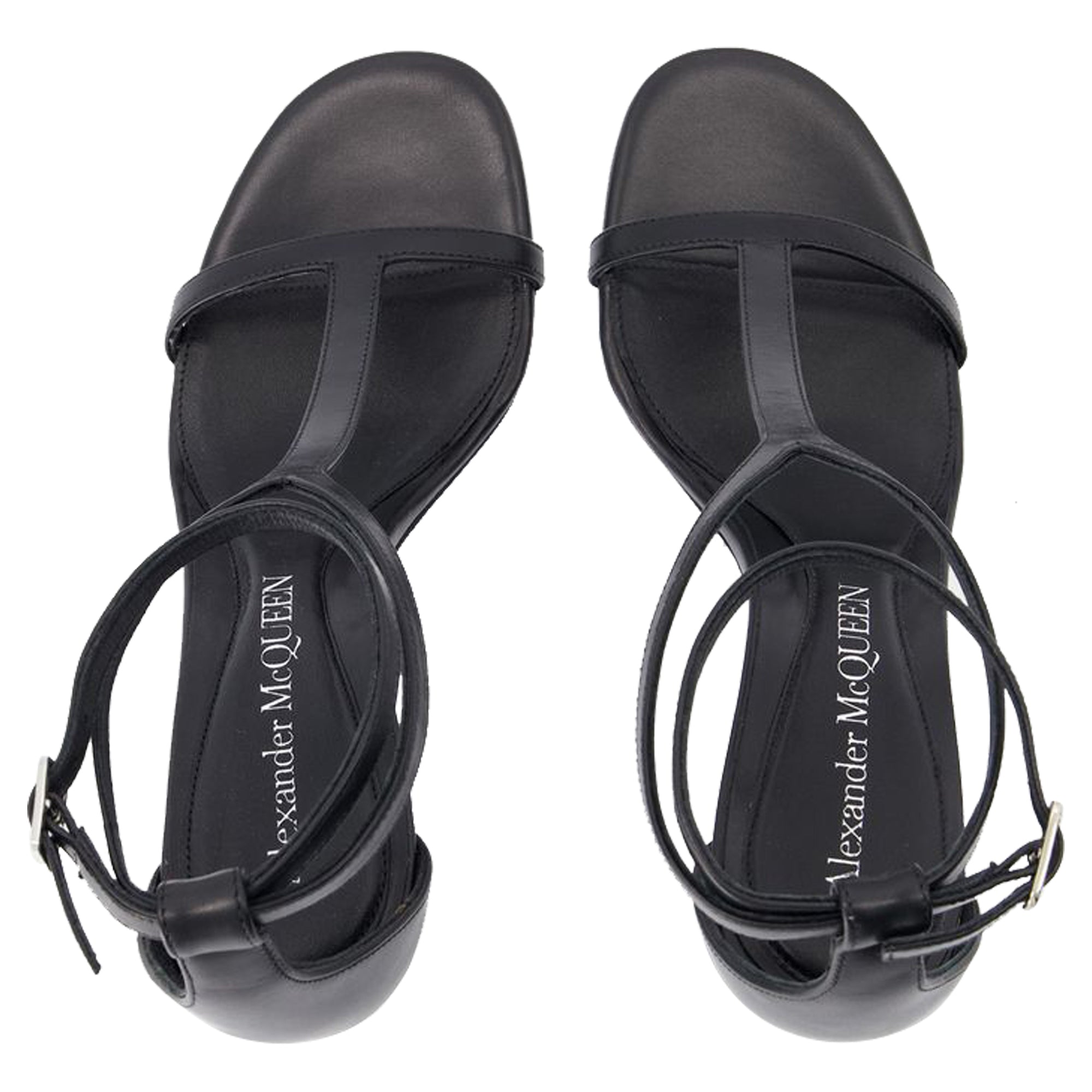 Women's Harness Pumps - Alexander McQueen - Leather - Black