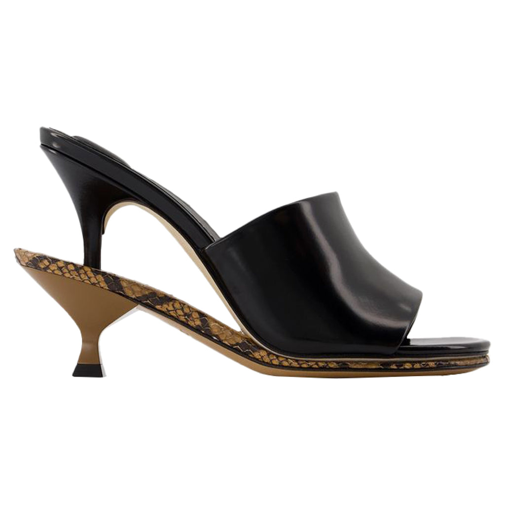 Women's Les Doubles Mules Sandals - Jacquemus - Leather - Black