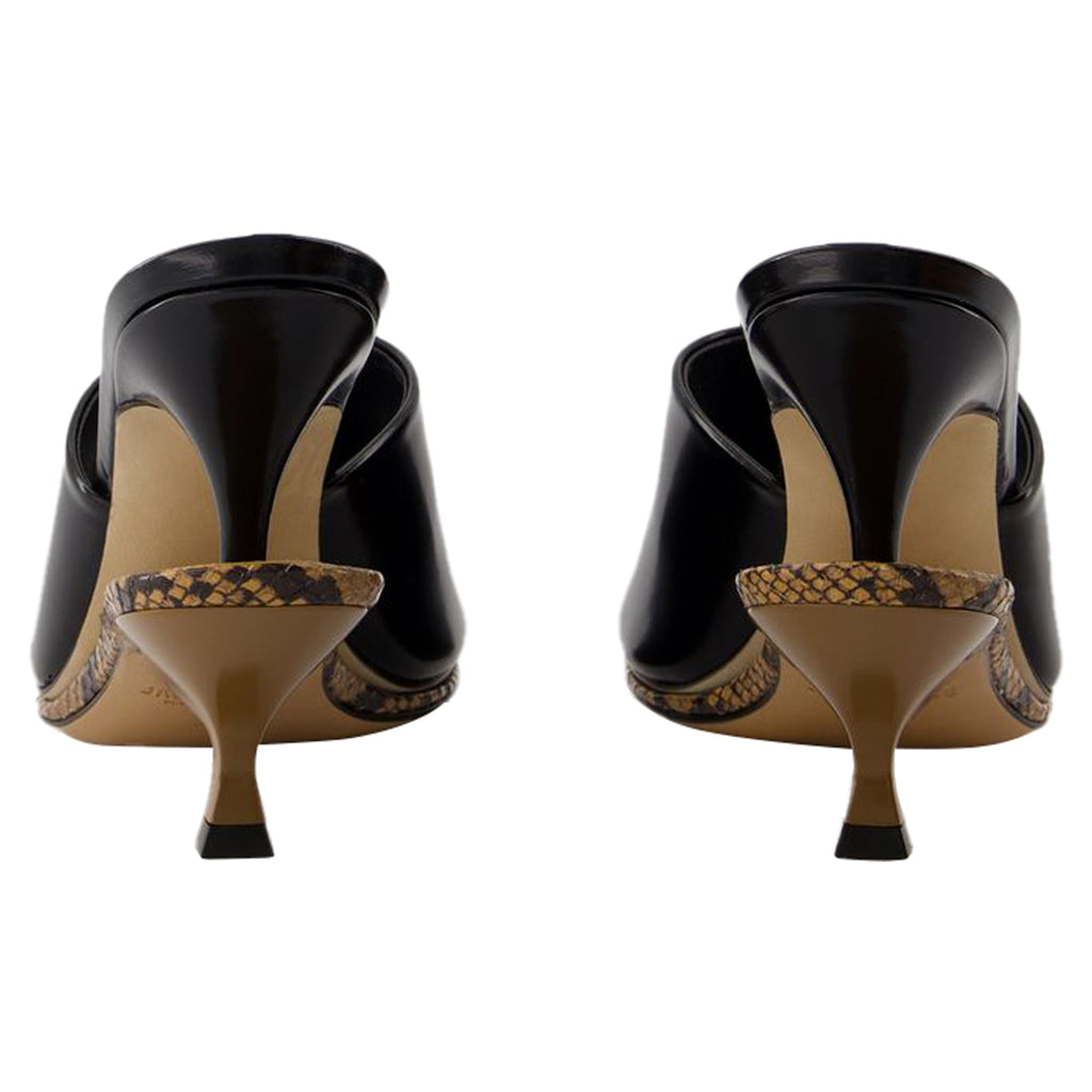 Women's Les Doubles Mules Sandals - Jacquemus - Leather - Black
