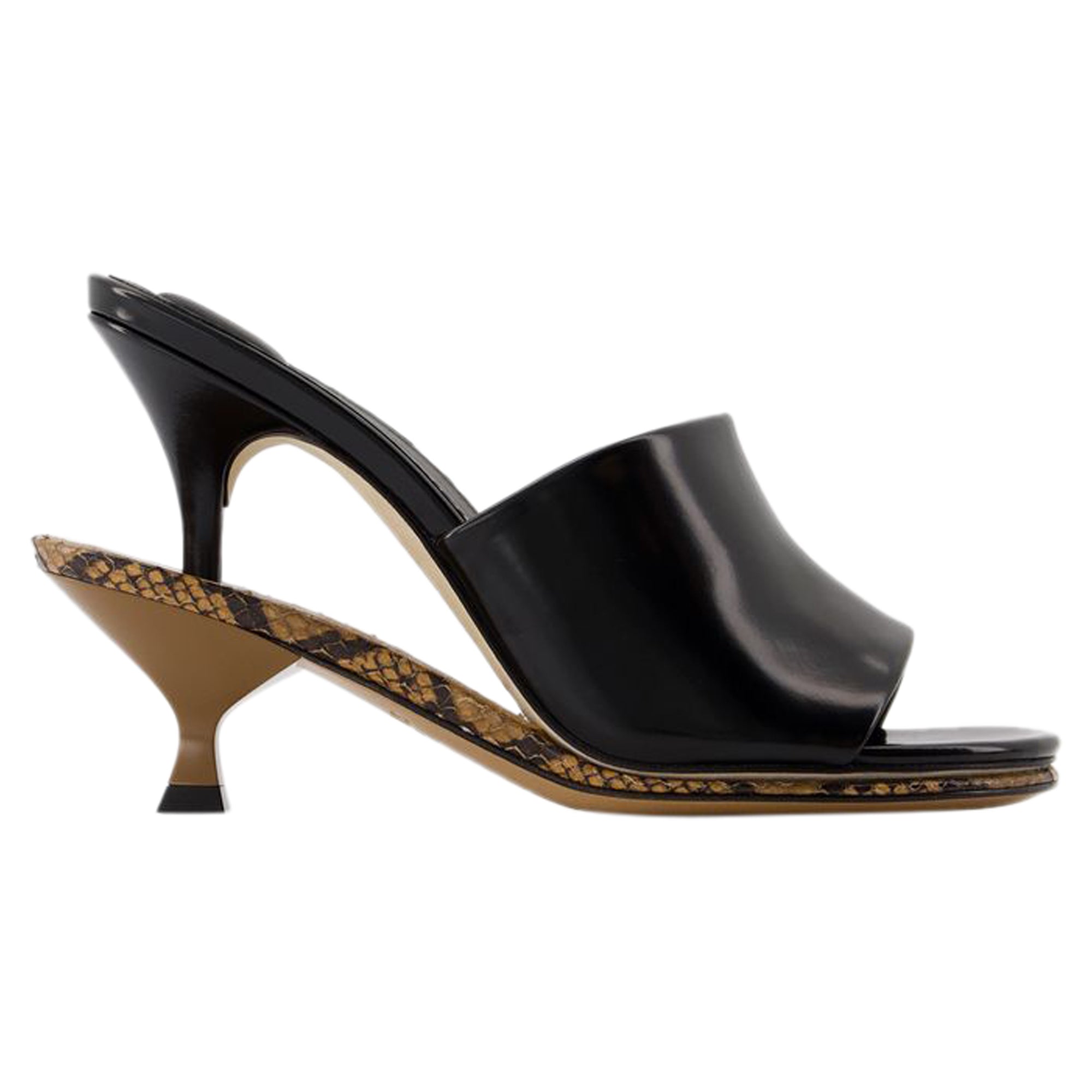Women's Les Doubles Mules Sandals - Jacquemus - Leather - Black