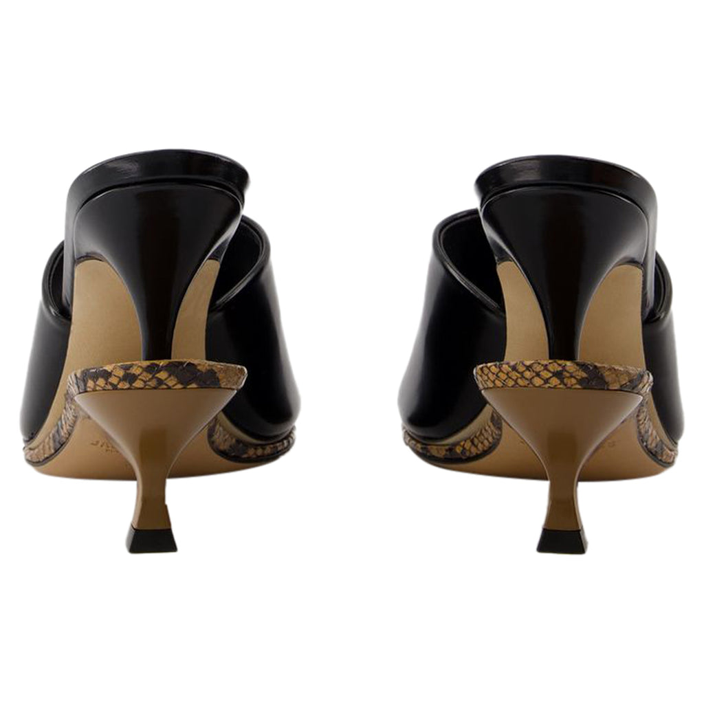 Women's Les Doubles Mules Sandals - Jacquemus - Leather - Black
