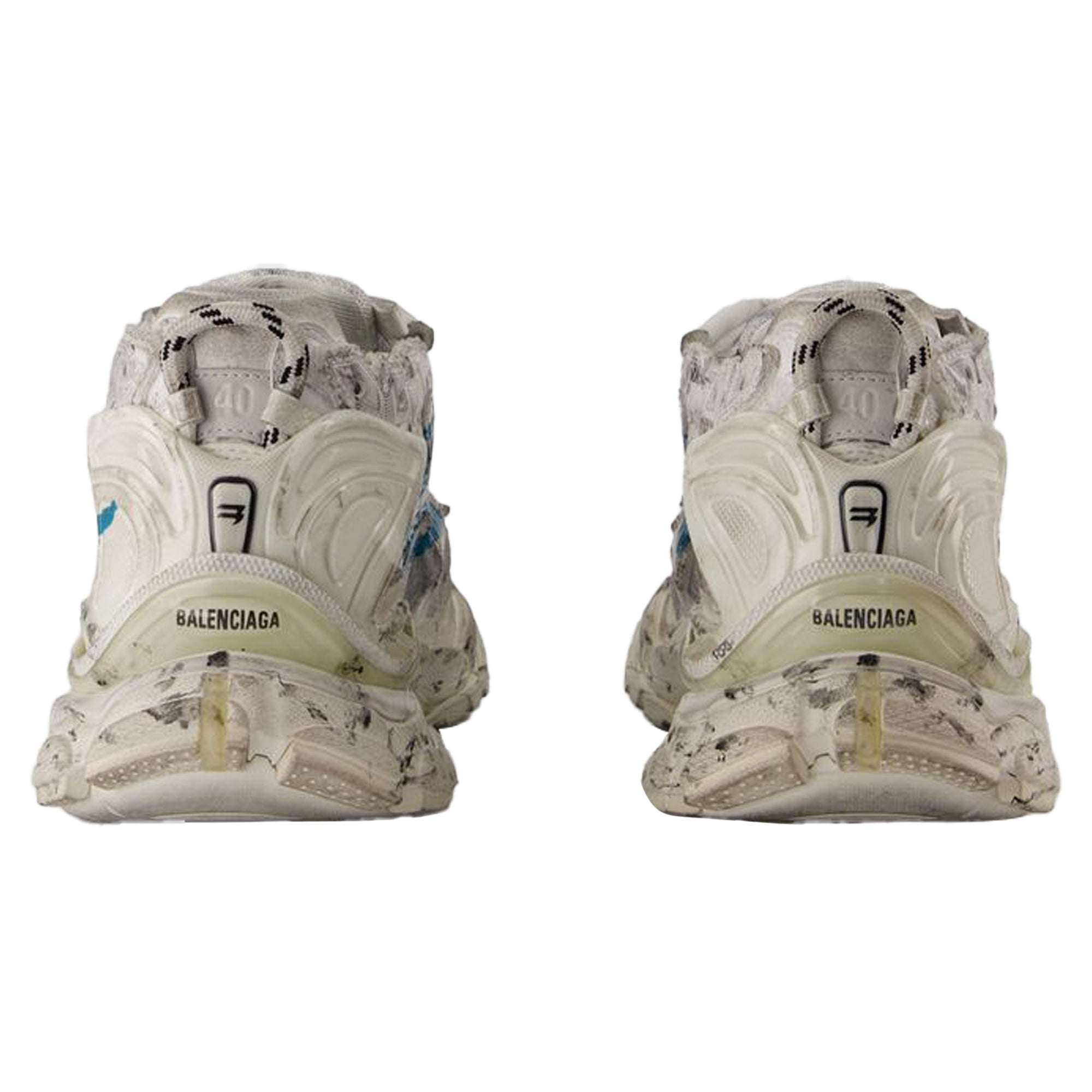 Women's Runner Sneakers - Balenciaga - Synthetic - White