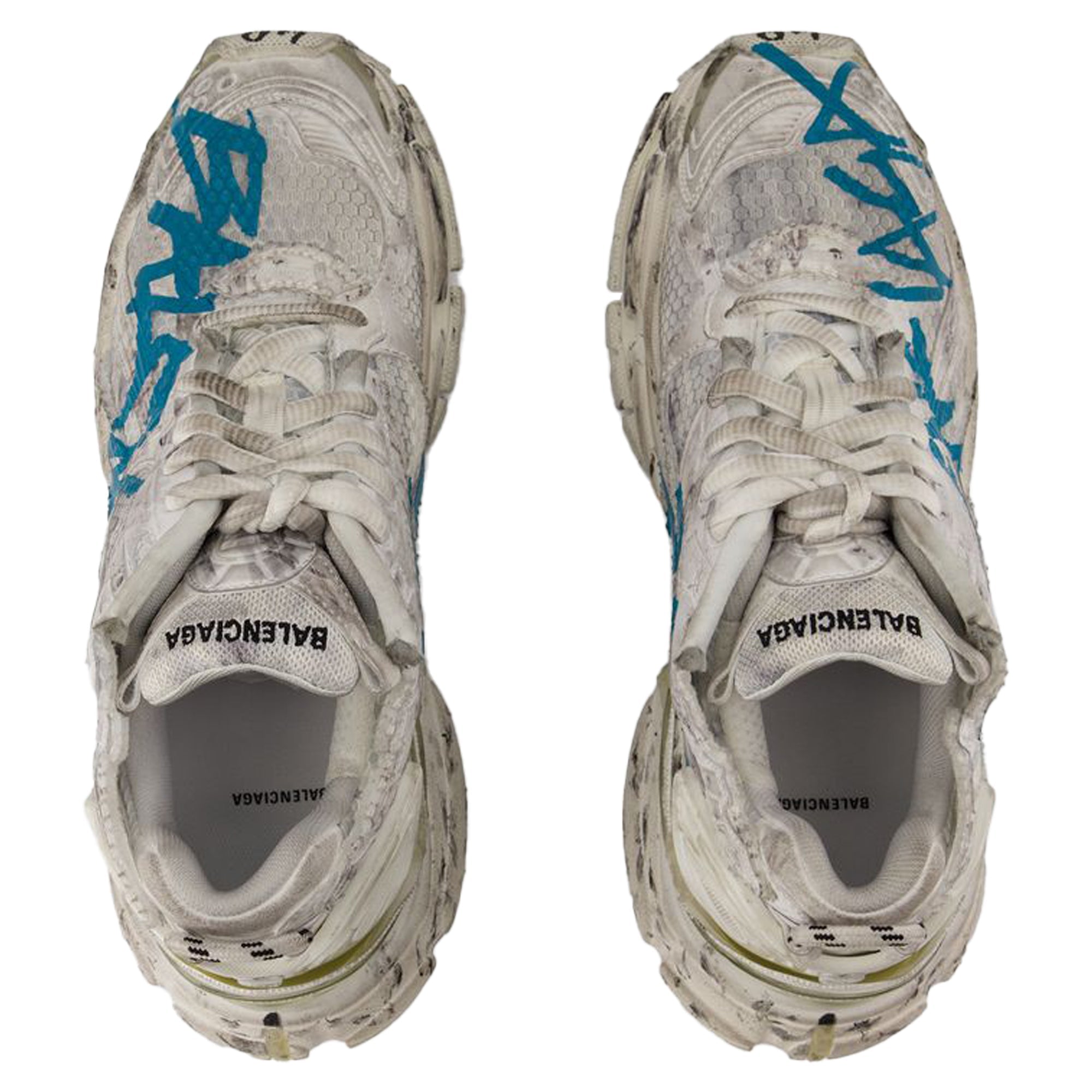 Women's Runner Sneakers - Balenciaga - Synthetic - White
