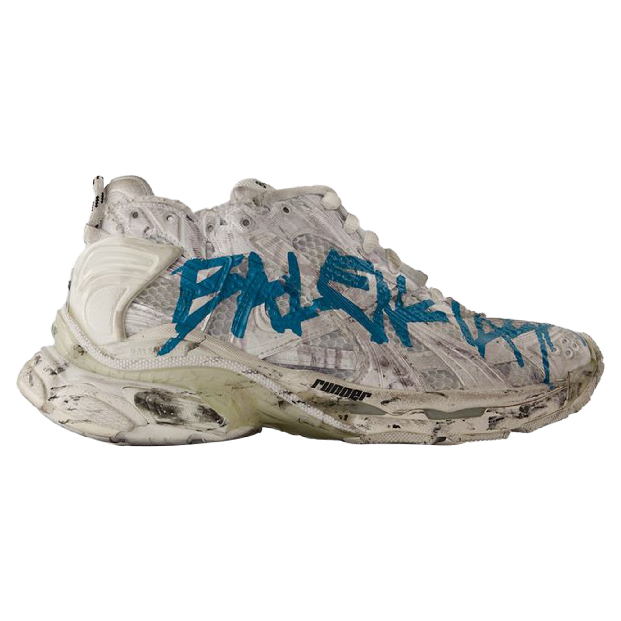 Women's Runner Sneakers - Balenciaga - Synthetic - White
