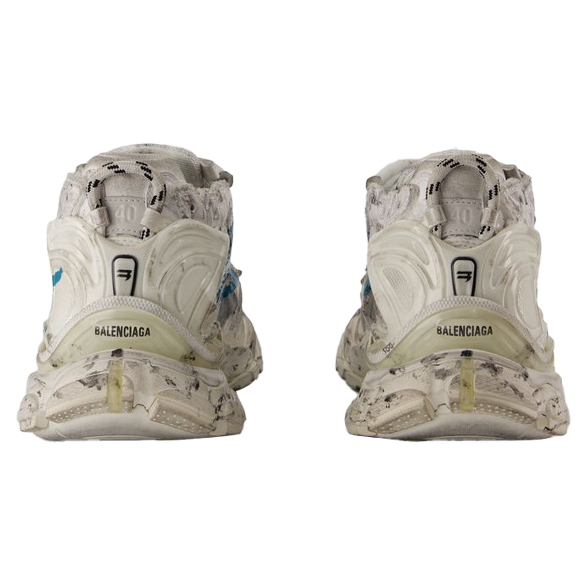 Women's Runner Sneakers - Balenciaga - Synthetic - White