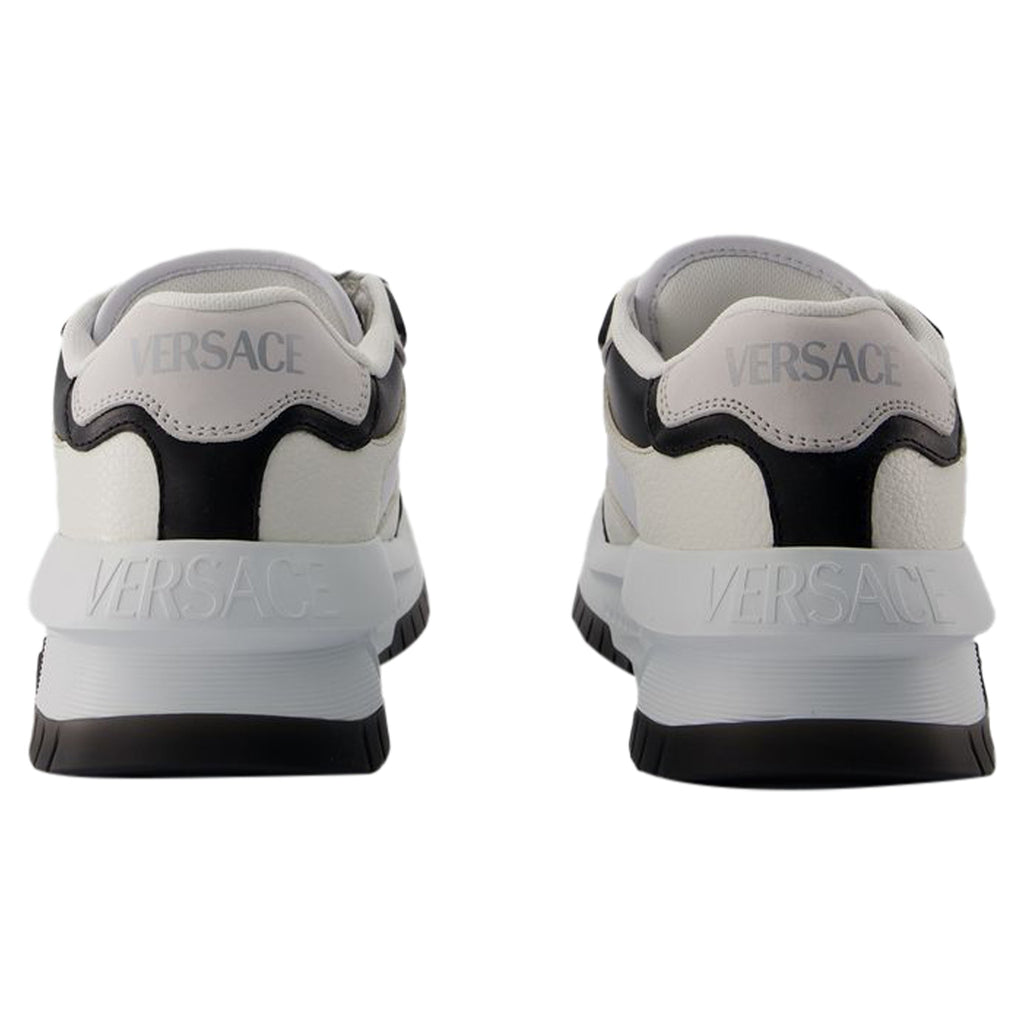Women's Sneakers - Versace - Leather - Black/White