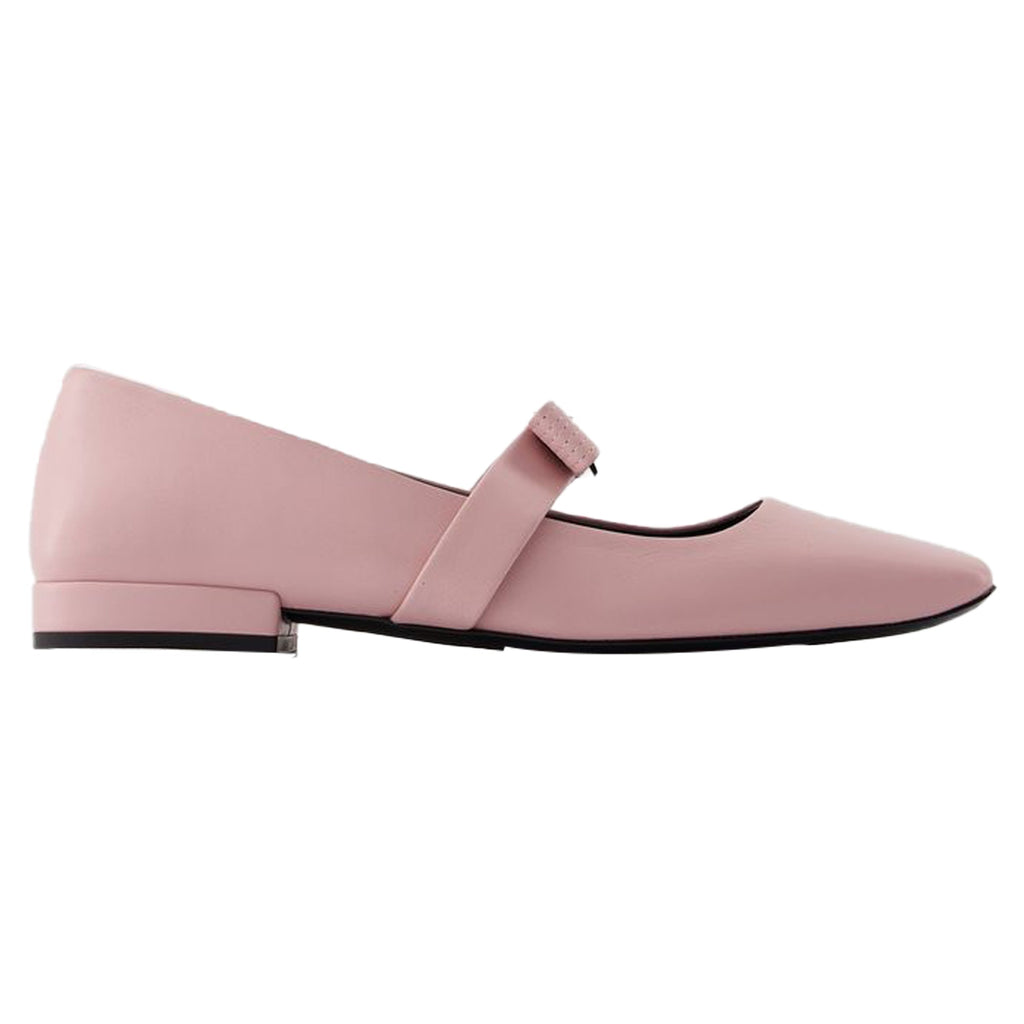 Women's Ballerinas - Versace - Leather - Pink