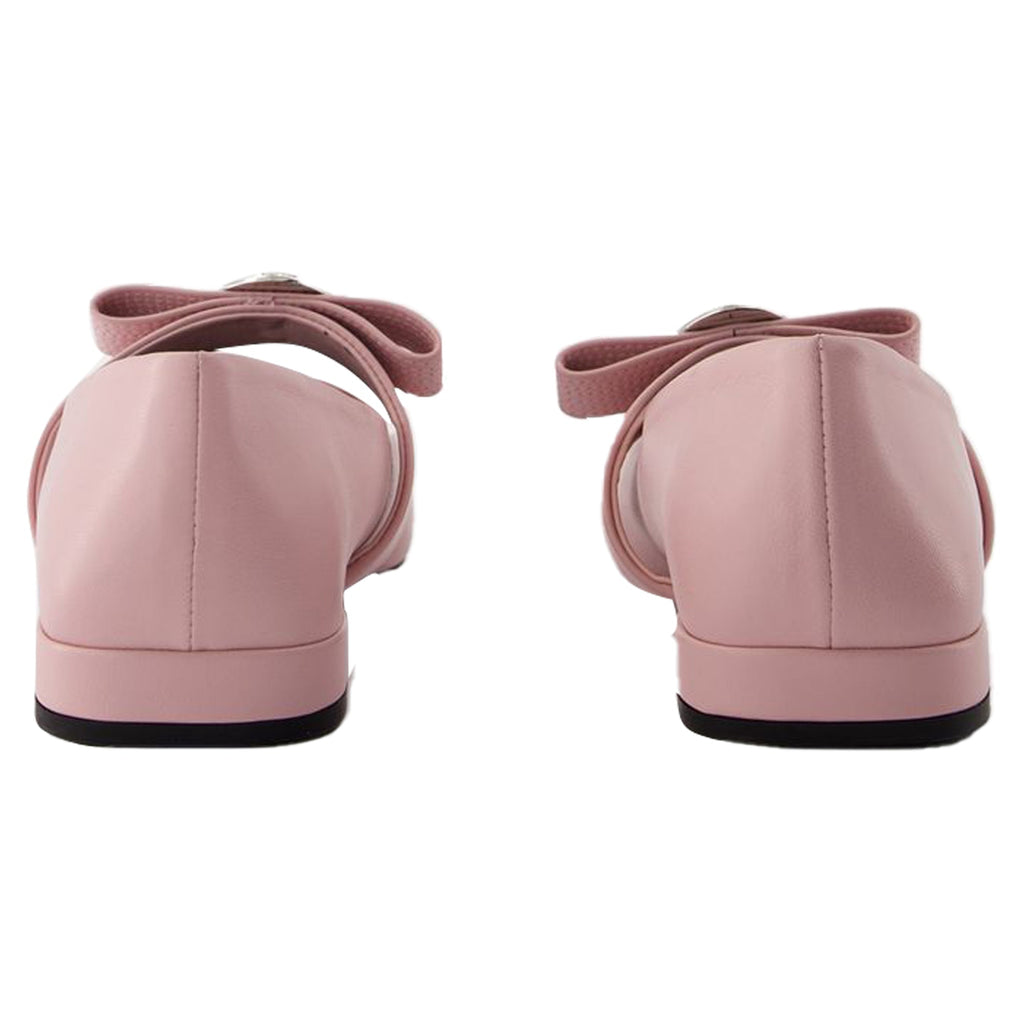 Women's Ballerinas - Versace - Leather - Pink