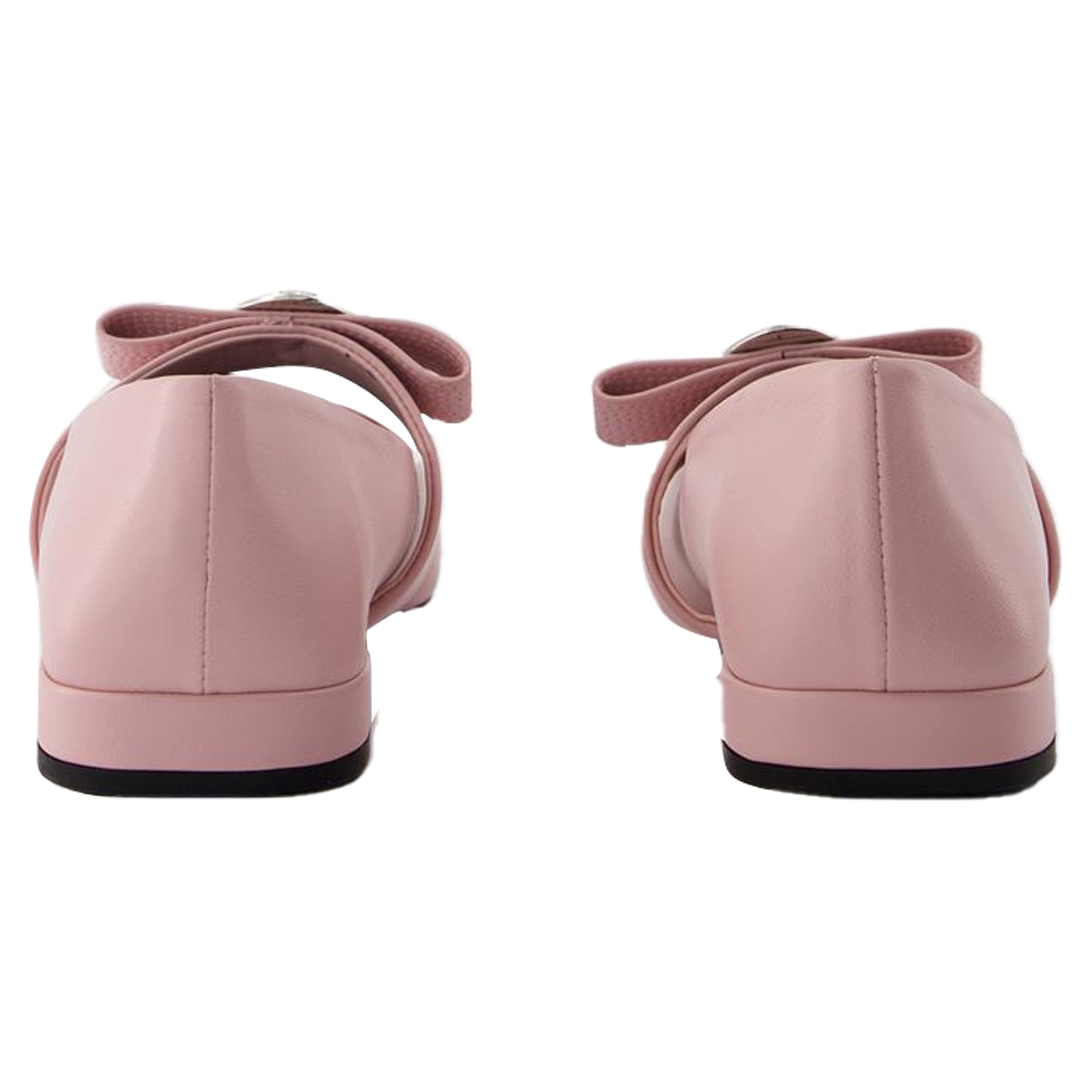 Women's Ballerinas - Versace - Leather - Pink