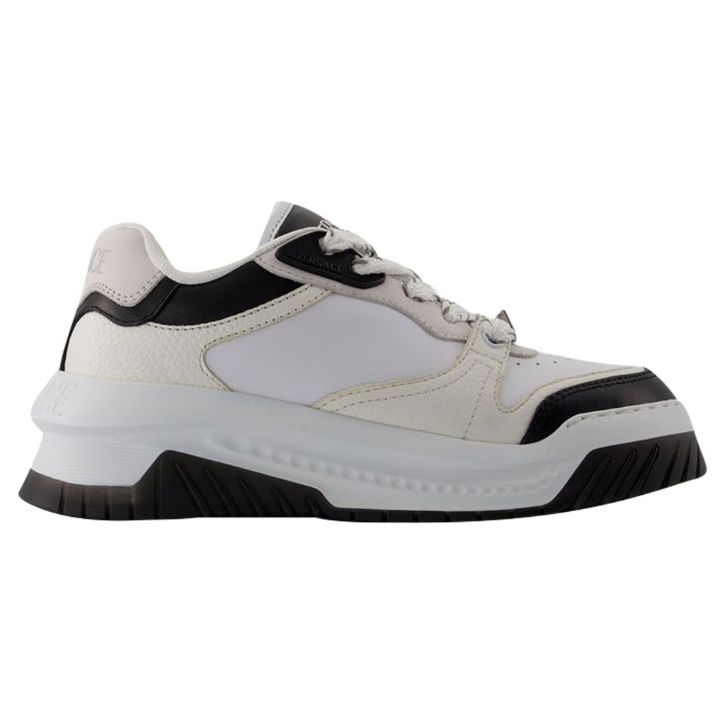 Women's Sneakers - Versace - Leather - Black/White