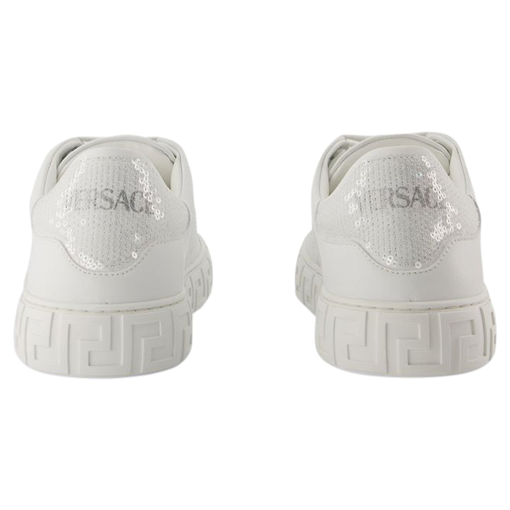Women's Sneakers - Versace - Cotton - White