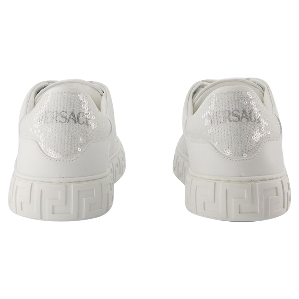 Women's Sneakers - Versace - Cotton - White