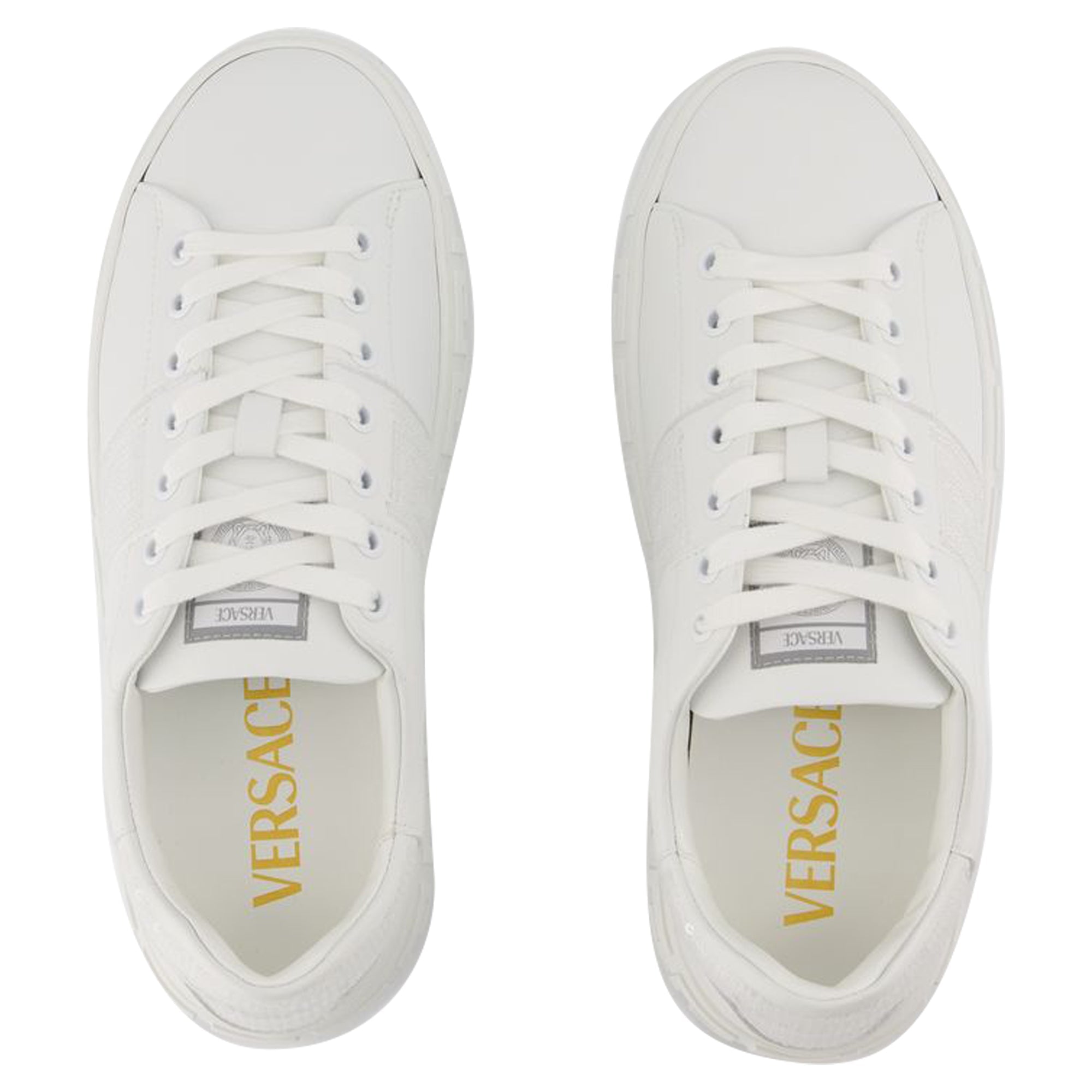 Women's Sneakers - Versace - Cotton - White