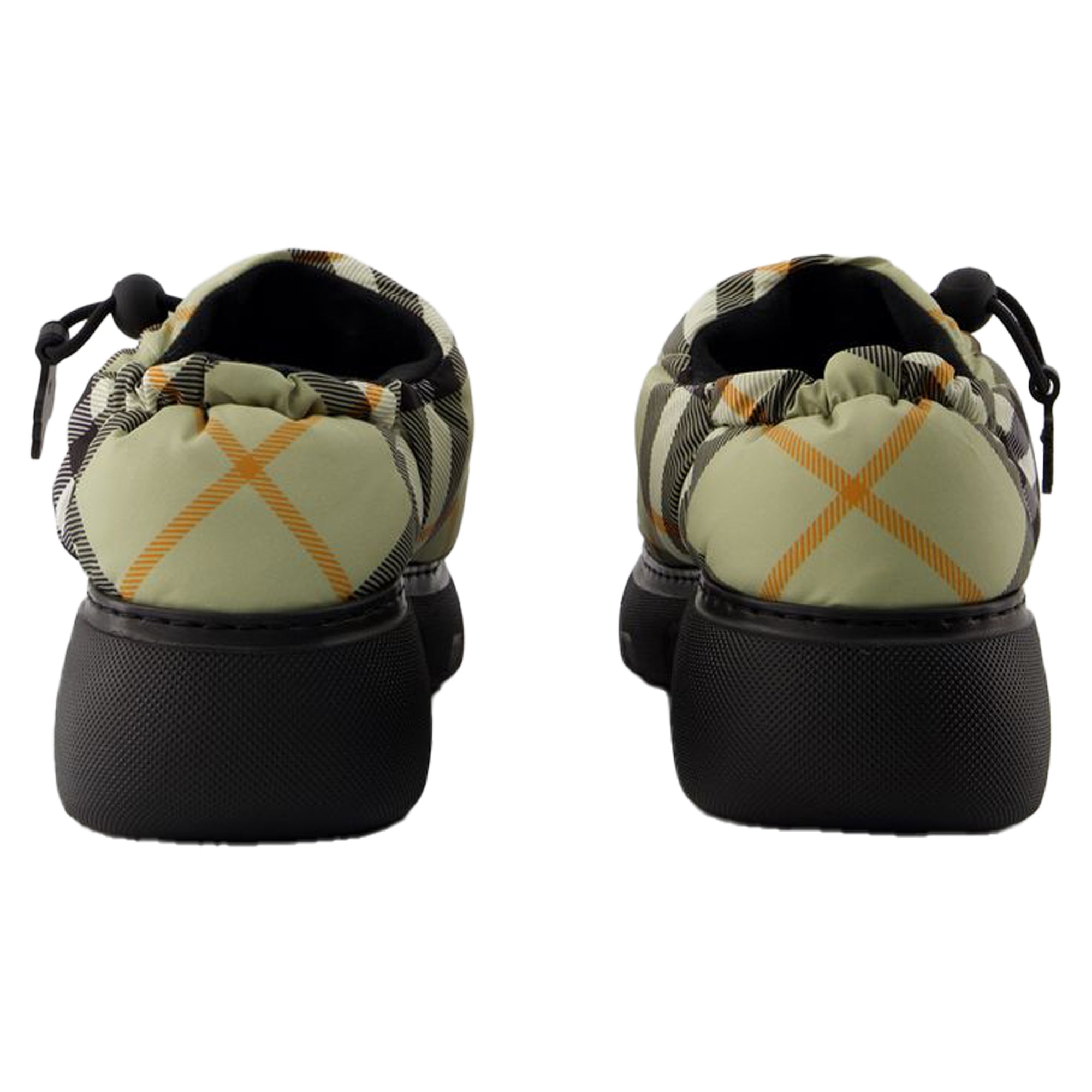 Women's Pillow Low Mules - Burberry - Nylon - Beige