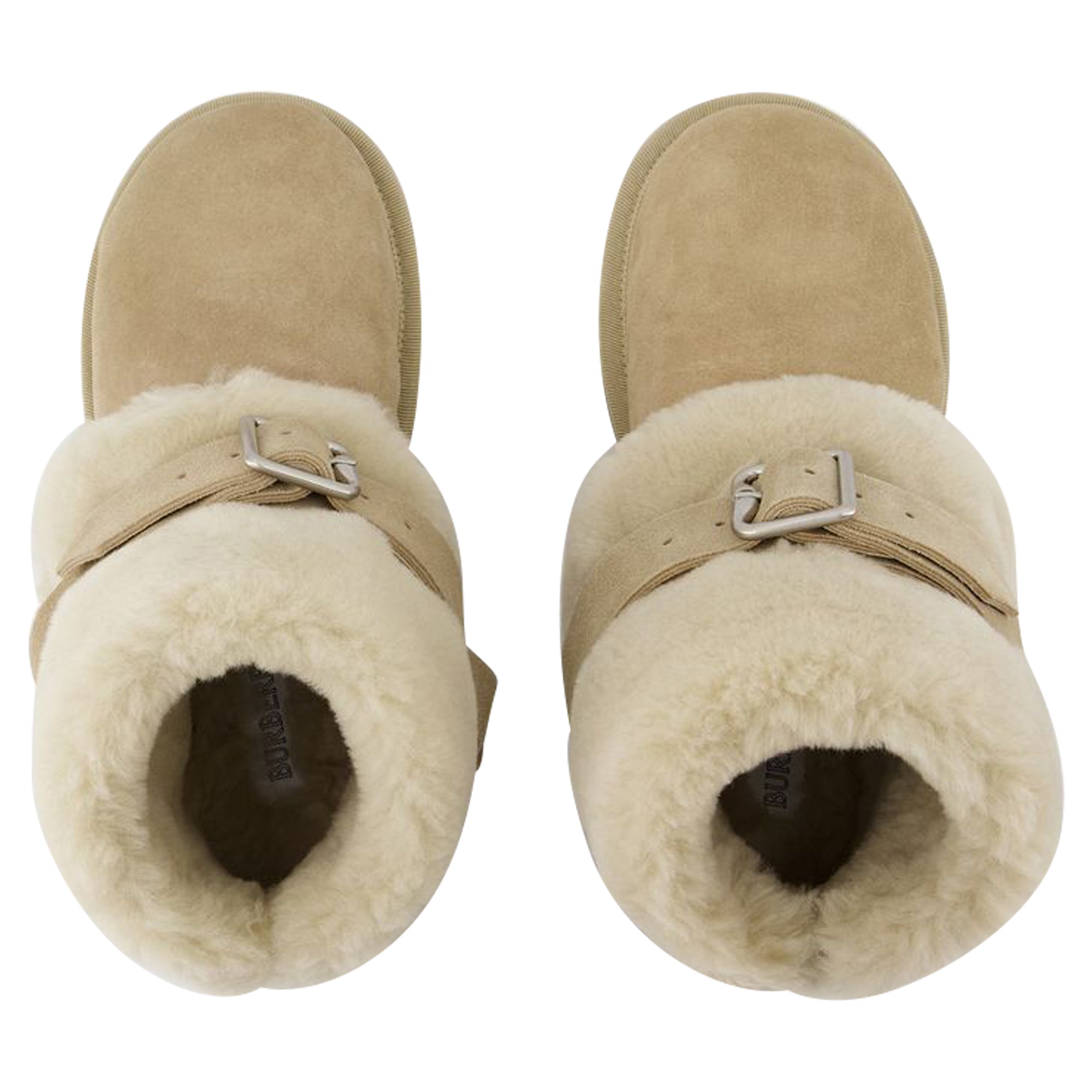 Snug Boots - Burberry - Leather - Beige