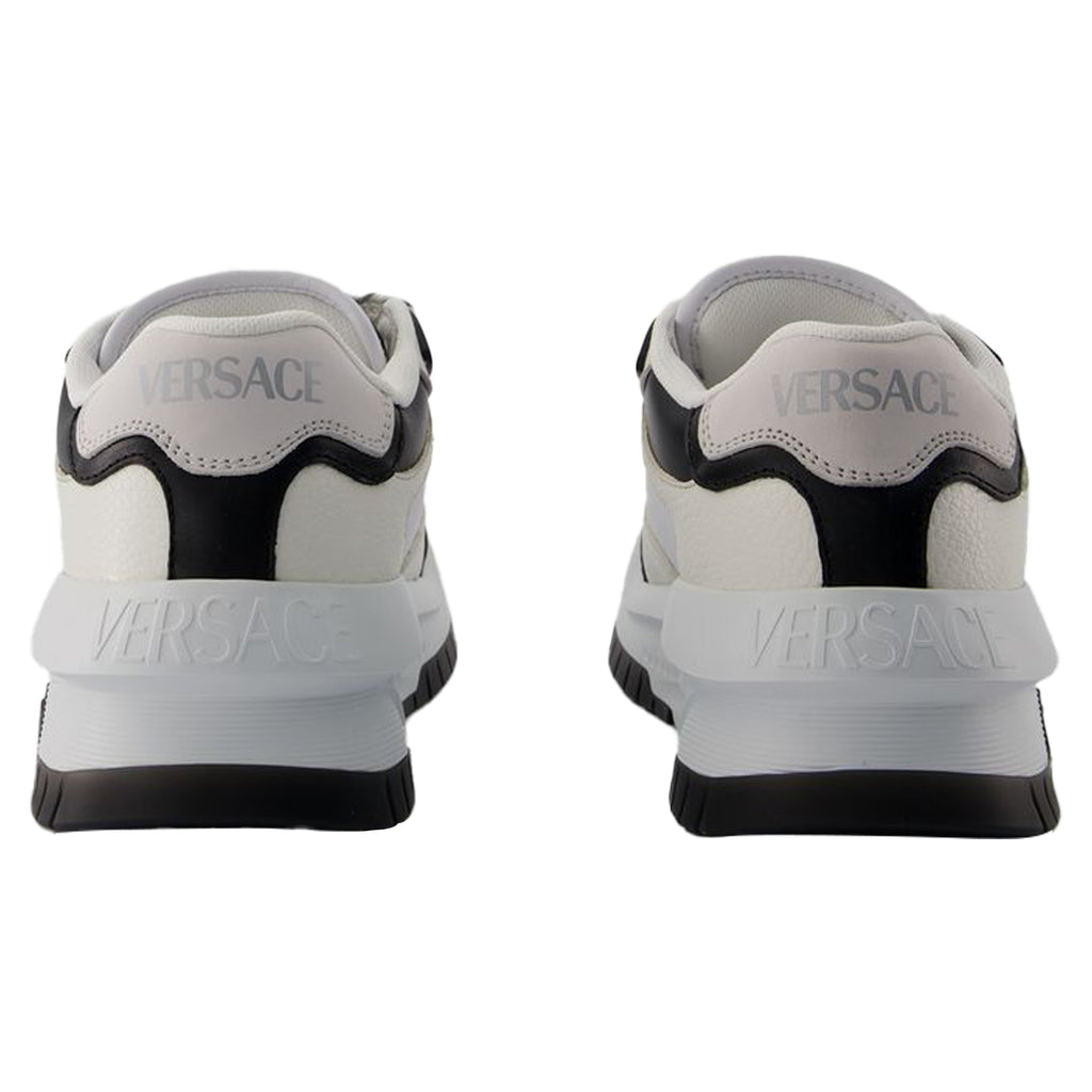 Women's Sneakers - Versace - Leather - Black/White