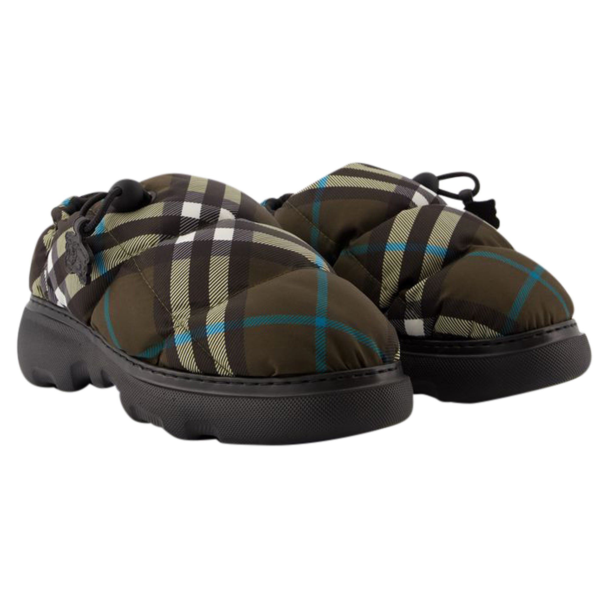 Women's Pillow Low Mules - Burberry - Nylon - Multicolor
