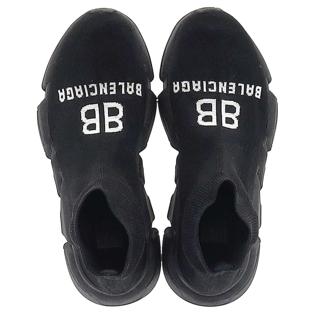 Women's Balenciaga Speed Trainer in Black Polyester