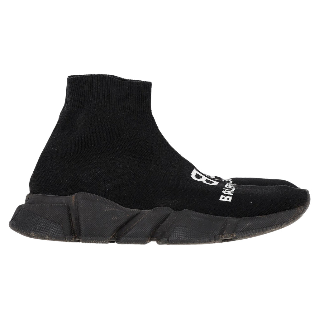Women's Balenciaga Speed Trainer in Black Polyester