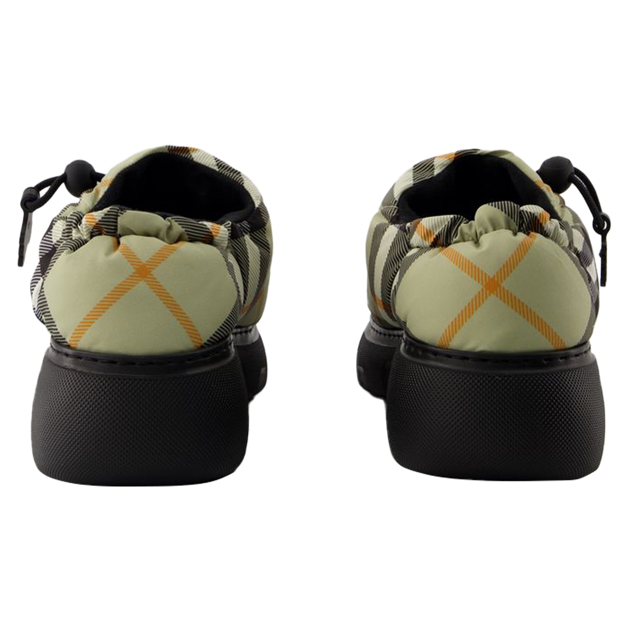 Women's Pillow Low Mules - Burberry - Nylon - Beige
