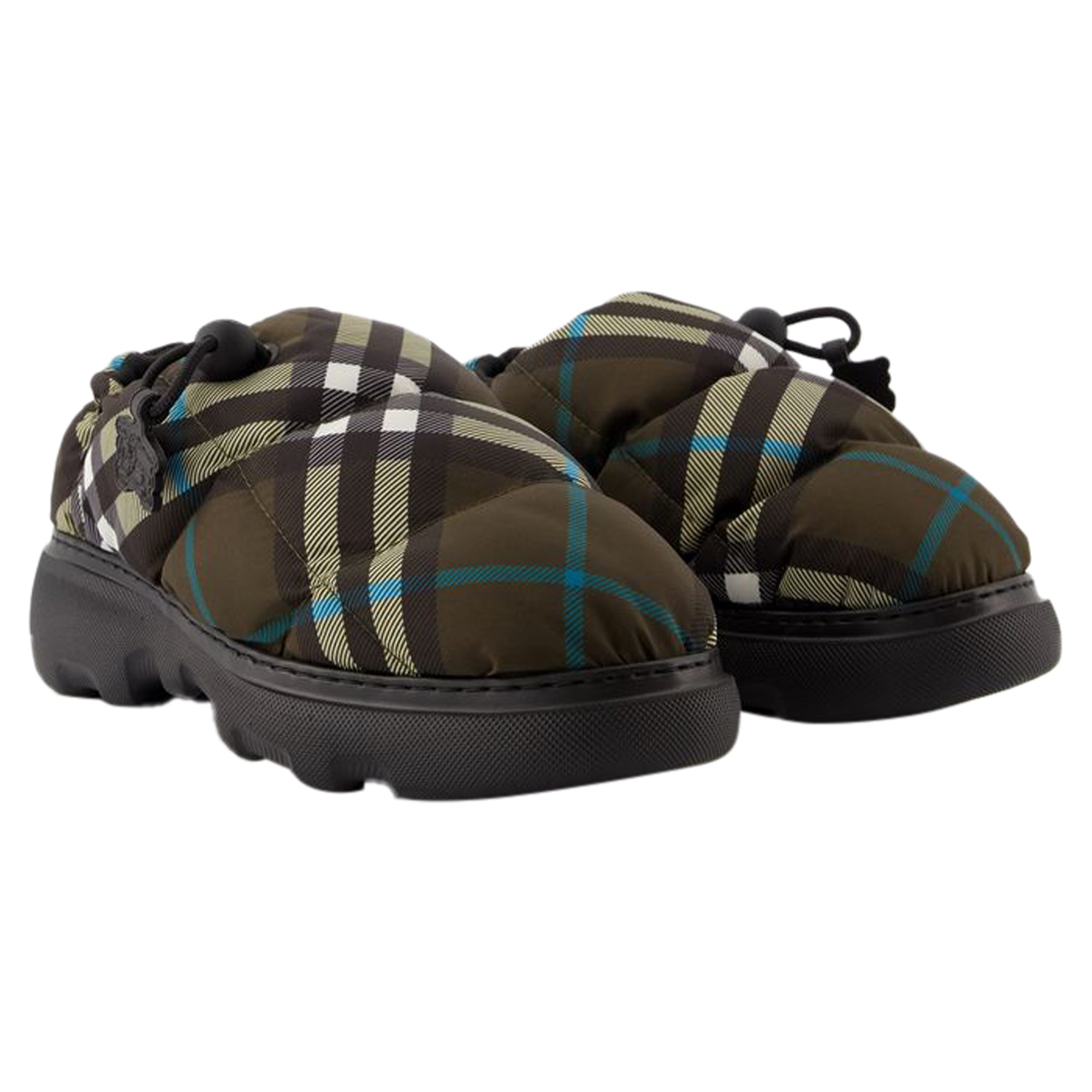 Women's Pillow Low Mules - Burberry - Nylon - Multicolor