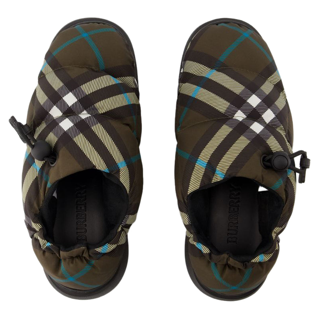 Women's Pillow Low Mules - Burberry - Nylon - Multicolor