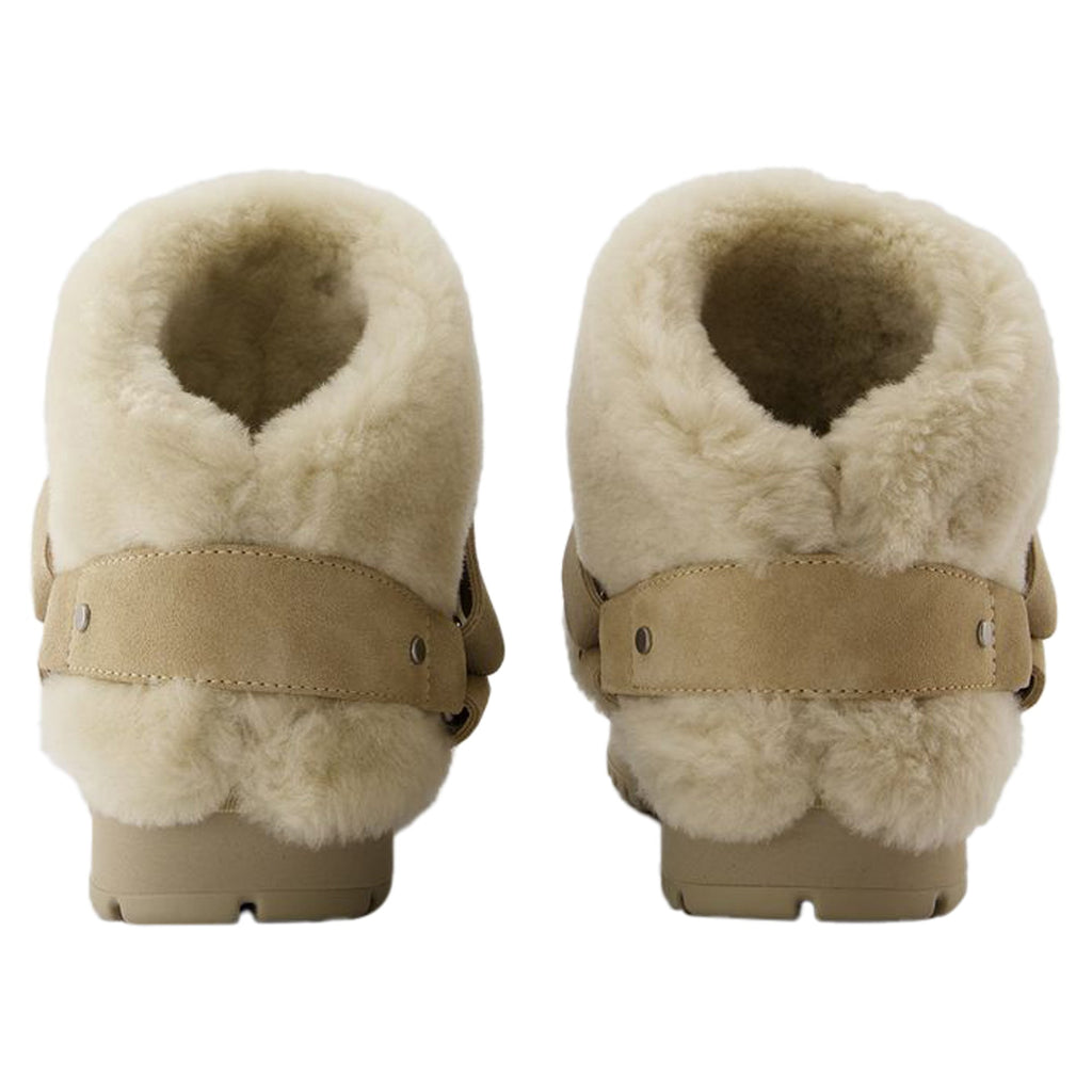Snug Boots - Burberry - Leather - Beige