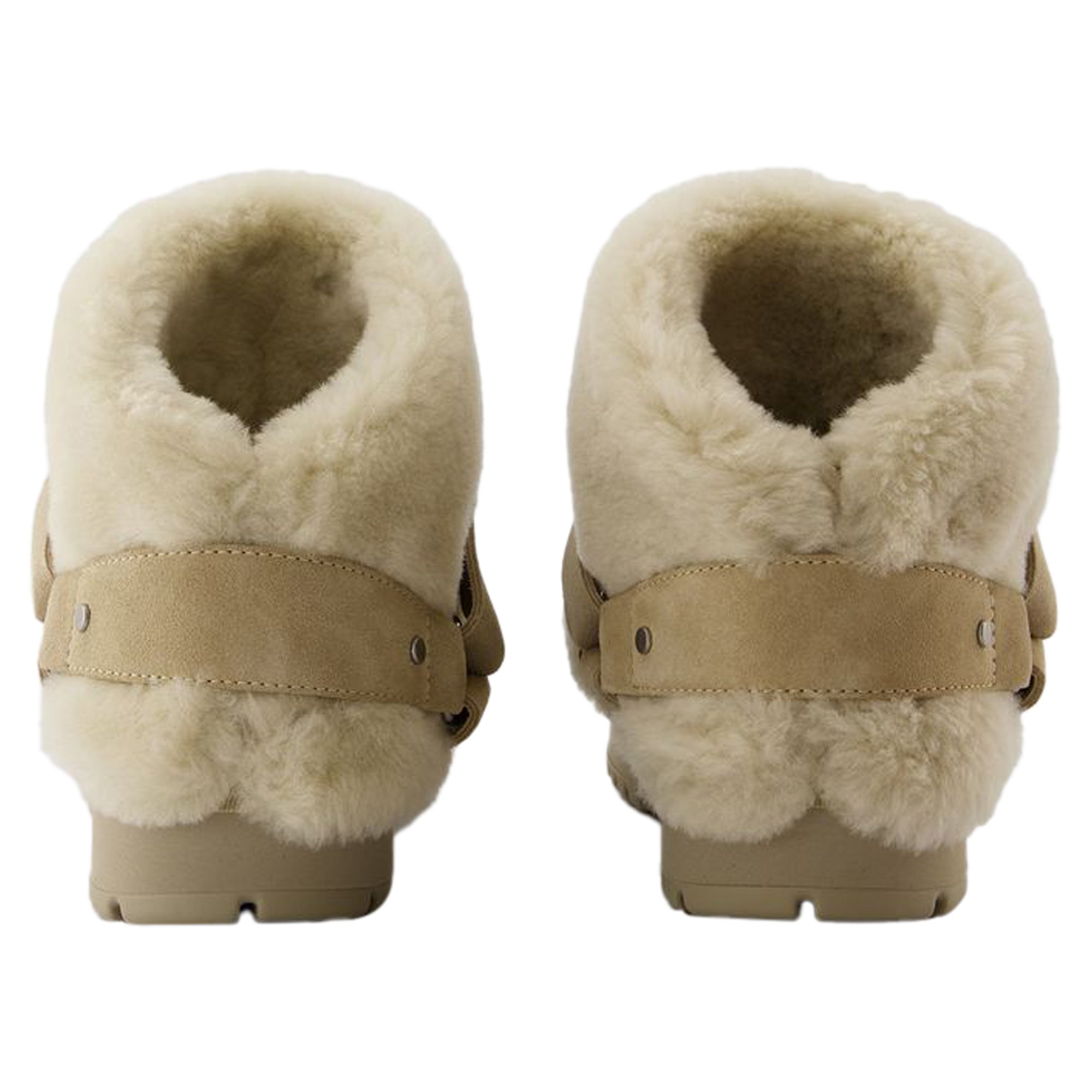 Snug Boots - Burberry - Leather - Beige